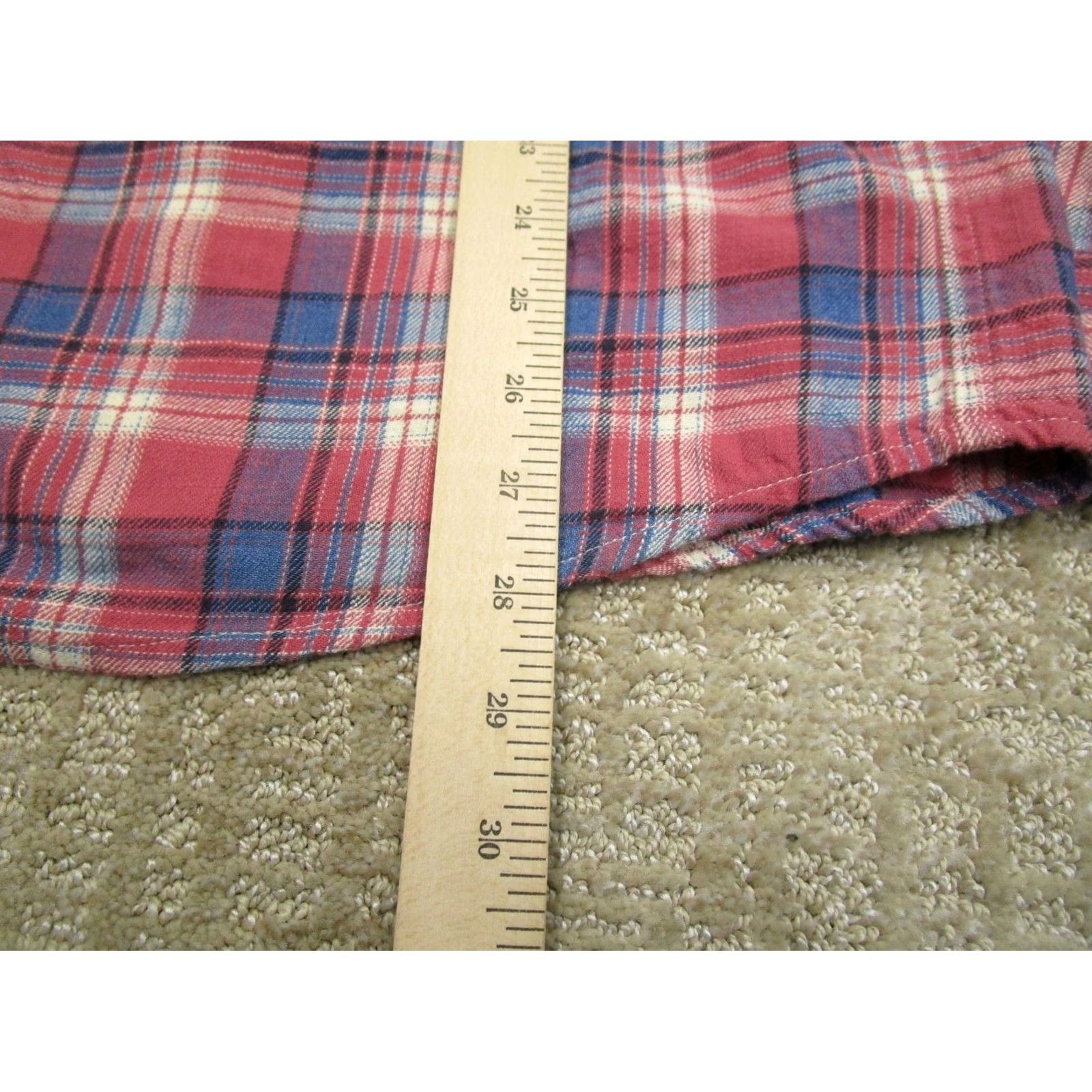 Marine Layer Marine Layer Shirt Men M Pink Plaid Long Sleeve Button-Up Cotton Size US M / EU 48-50 / 2 - 6 Thumbnail