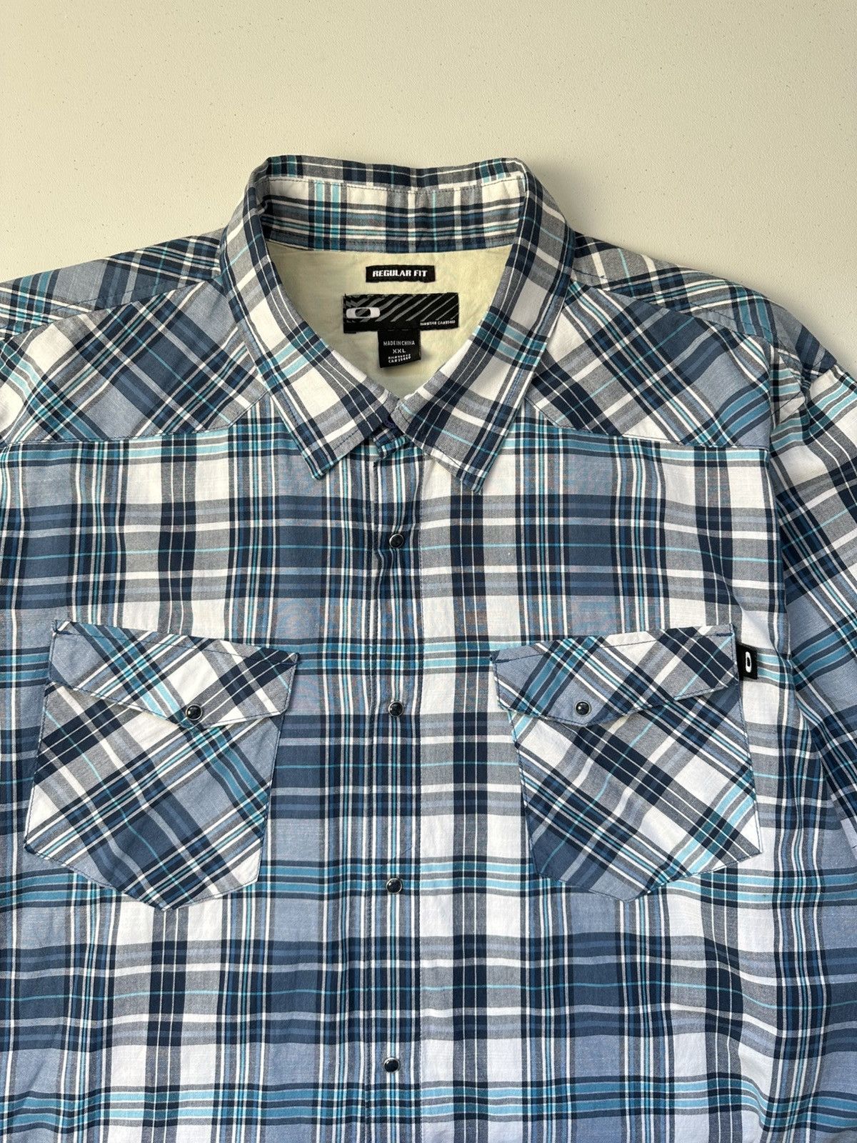 Vintage Vintage Oakley Y2k Button Up Shirt Size US XXL / EU 58 / 5 - 6 Thumbnail