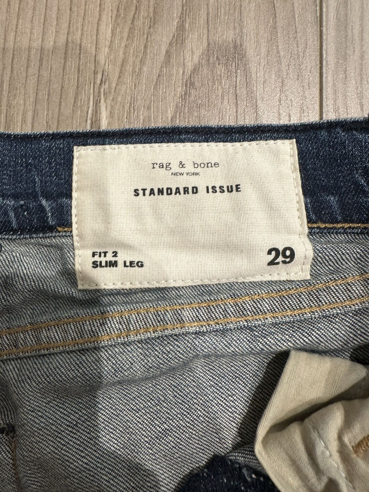 Rag & Bone Rag & Bone Standard Issue Slim Fit Jeans Size US 29 - 2 Thumbnail