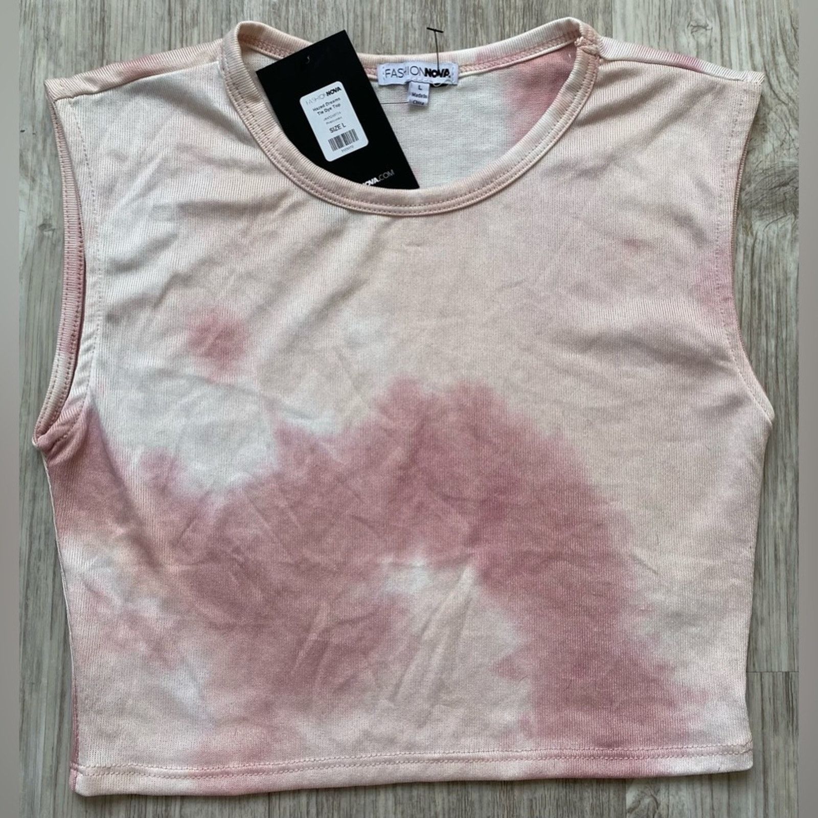 Other Fashion Nova | Hazed Dreams Tie Dye Crop Top | NWT | Large Size L / US 10 / IT 46 - 1 Thumbnail