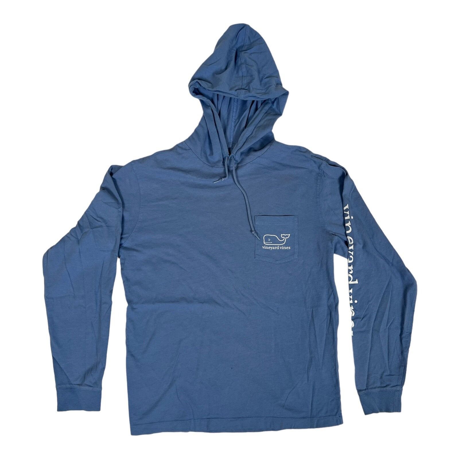 Vineyard Vines Vineyard Vines Hooded Long Sleeve Shirt Light Blue Size XS Size XS / US 0-2 / IT 36-38 - 1 Thumbnail