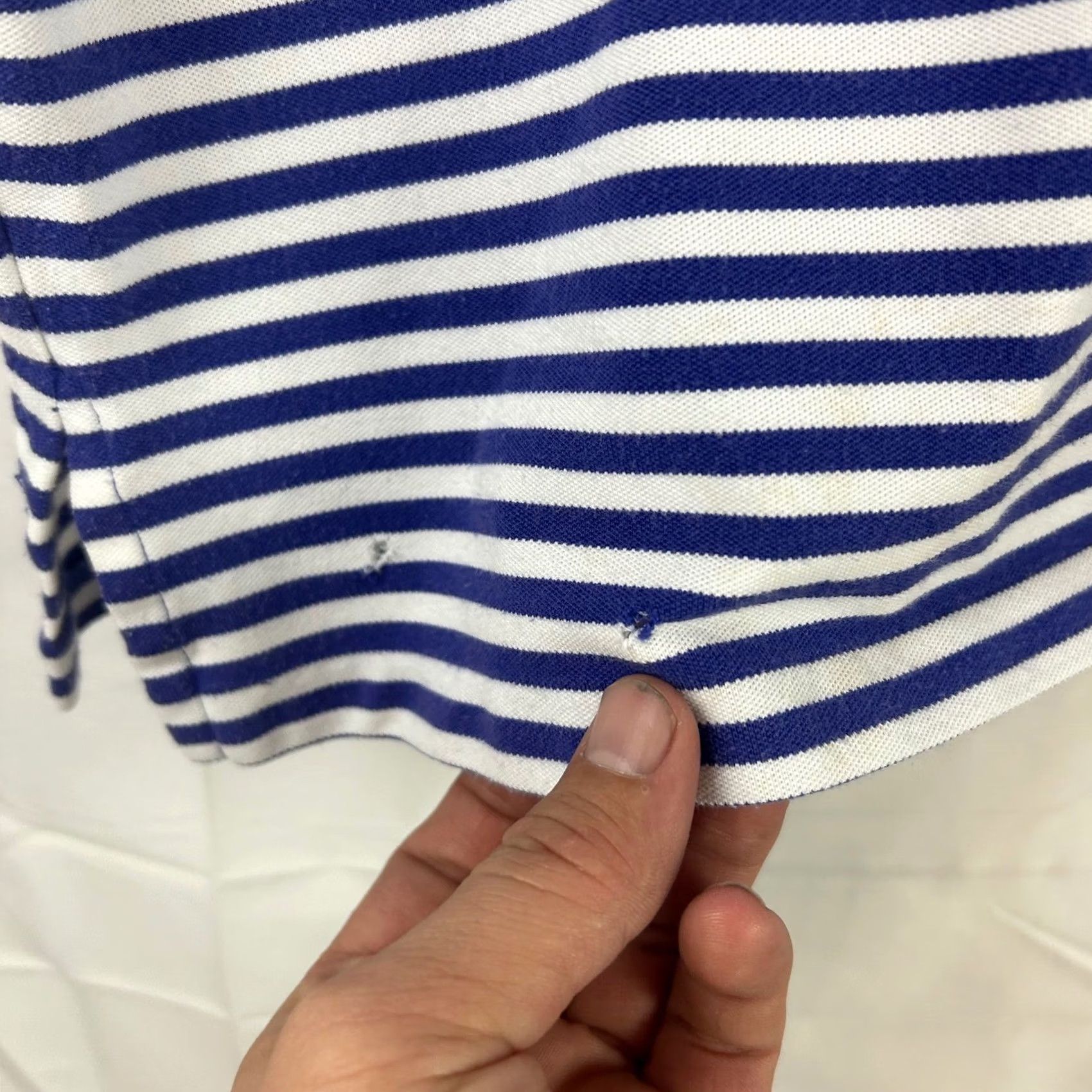 Polo Ralph Lauren VINTAGE Polo Golf Ralph Lauren Shirt Mens 2XL Purple Striped Pro Fit S/S Big Pony Size US XXL / EU 58 / 5 - 6 Thumbnail