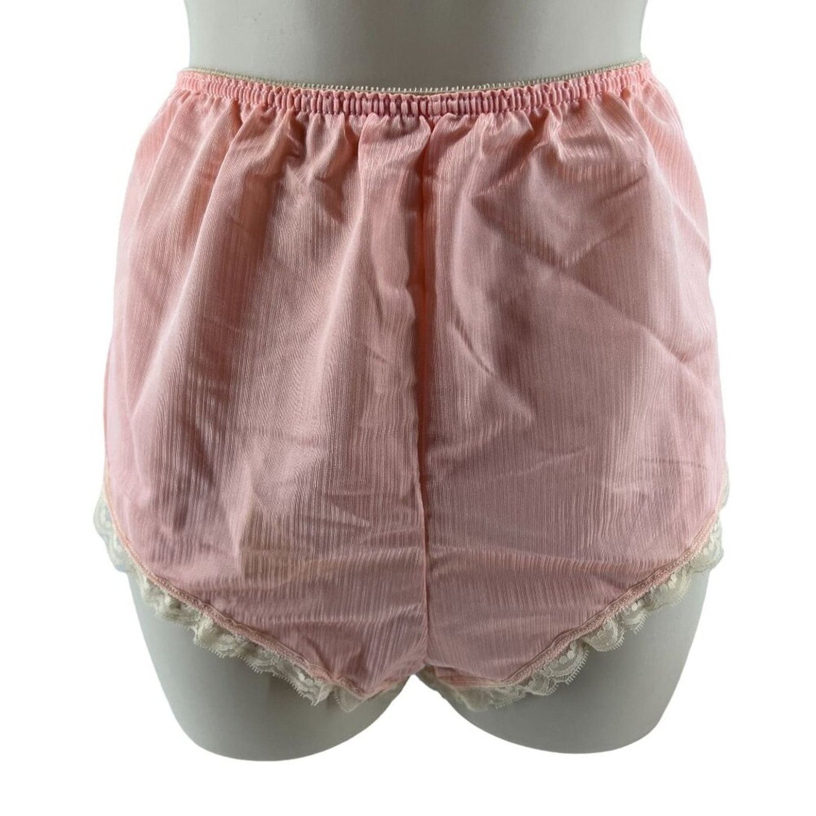 Vintage Vintage 80s Avon Lingerie Bottoms Peach Second Skin Satin Size ONE SIZE - 1 Thumbnail