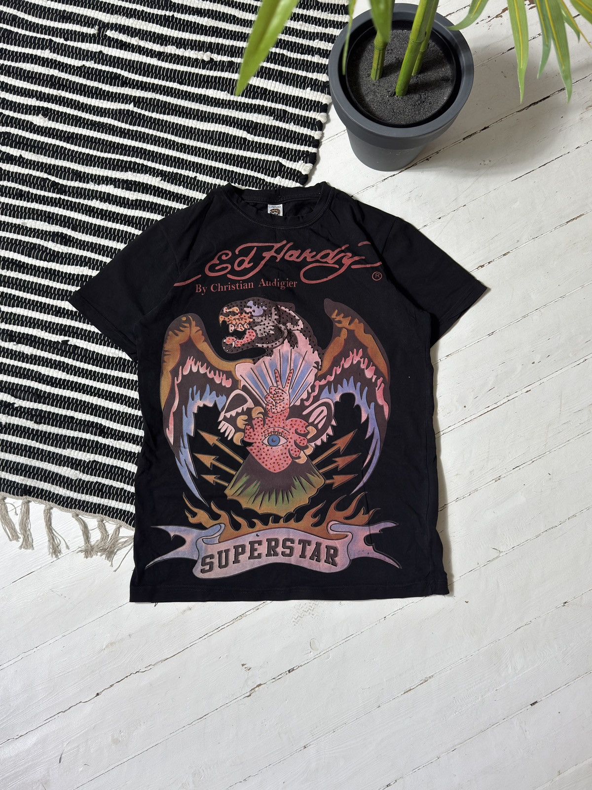 Ed Hardy VINTAGE ED HARDY 2000s TEE SHIRT Size US M / EU 48-50 / 2 - 1 Thumbnail