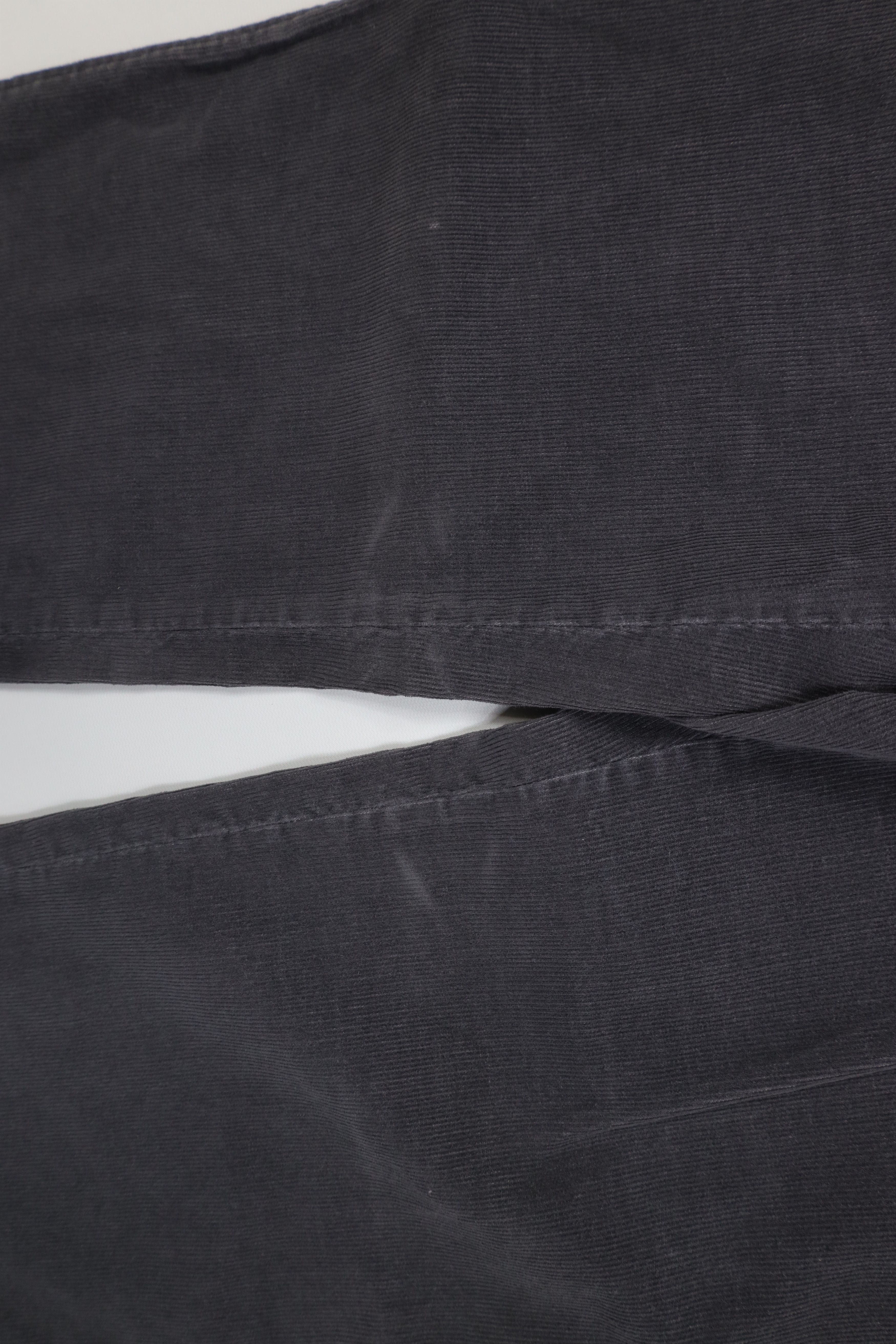 Lands' End Vintage 80s Lands End Wide Leg Corduroy Pants Gray USA Size US 32 / EU 48 - 6 Thumbnail