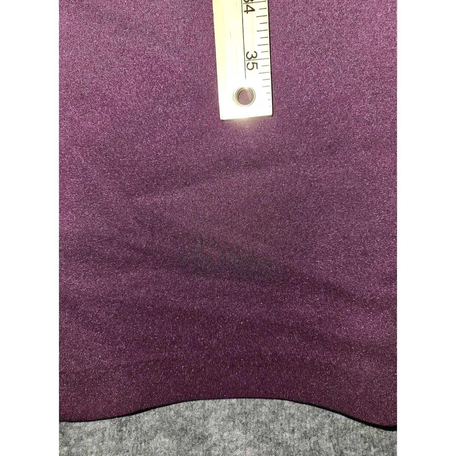 Vintage Eloquii Dress Womens 14 Purple Long Bell Sleeve Sheath Stretch Knit Cocktail Dress Size XL / US 12-14 / IT 48-50 - 7 Thumbnail