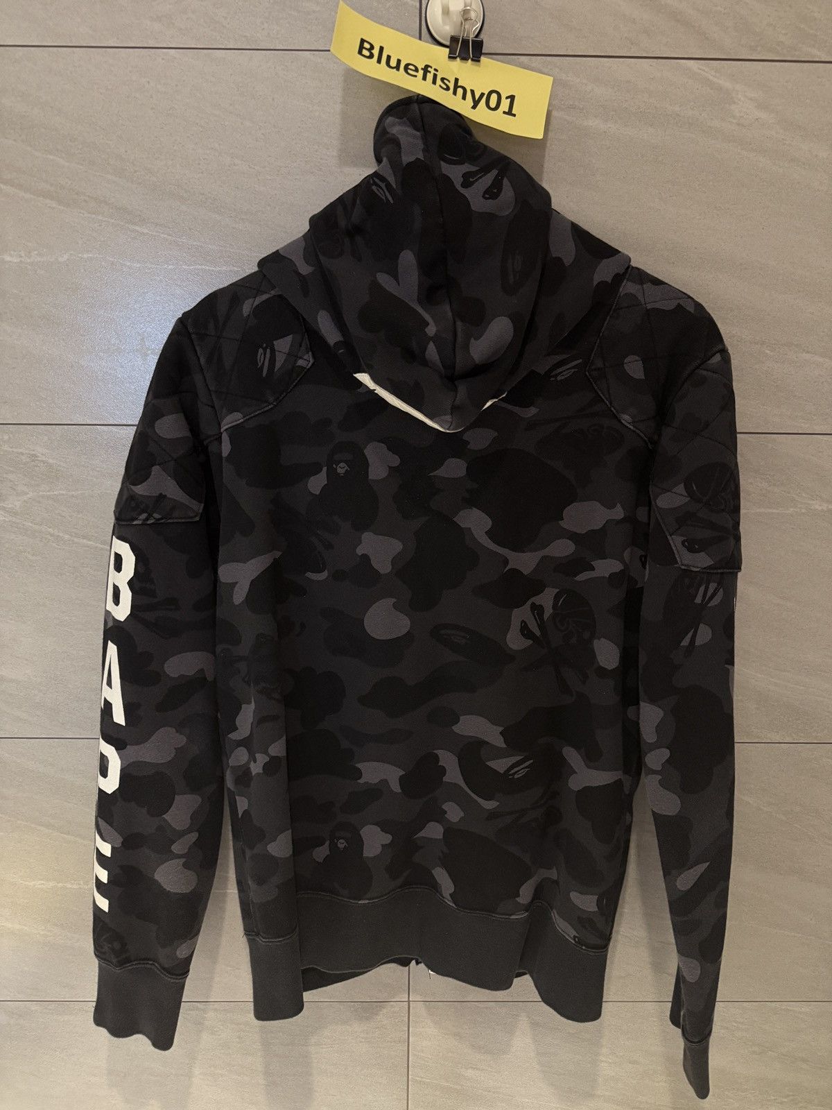 Bape × Neighborhood Bape x Neighborhood Camo Shark Full Zip Hoodie Size US M / EU 48-50 / 2 - 2 Thumbnail