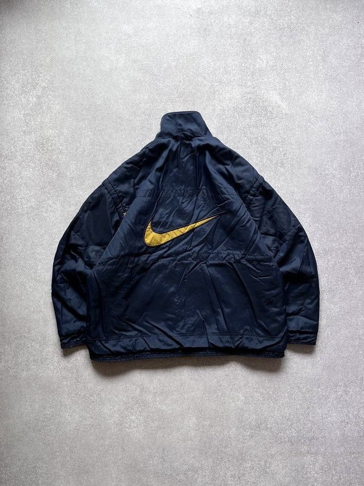 Nike Vintage Nike Swoosh Reversible Winter Puffer Jacket Y2K S Size US S / EU 44-46 / 1 - 9 Thumbnail