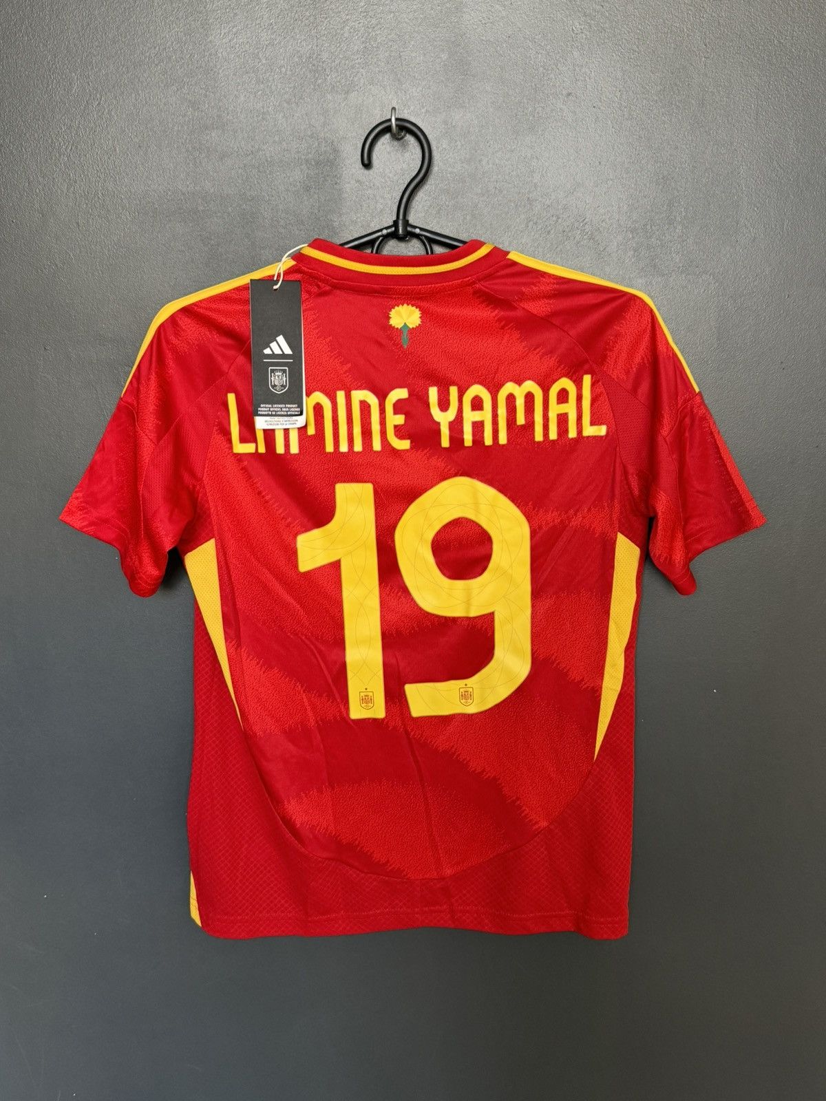 Adidas KIDS New Spain 24/25 Home Yamal Football Jersey T-Shirt Size US XS / EU 42 / 0 - 1 Thumbnail