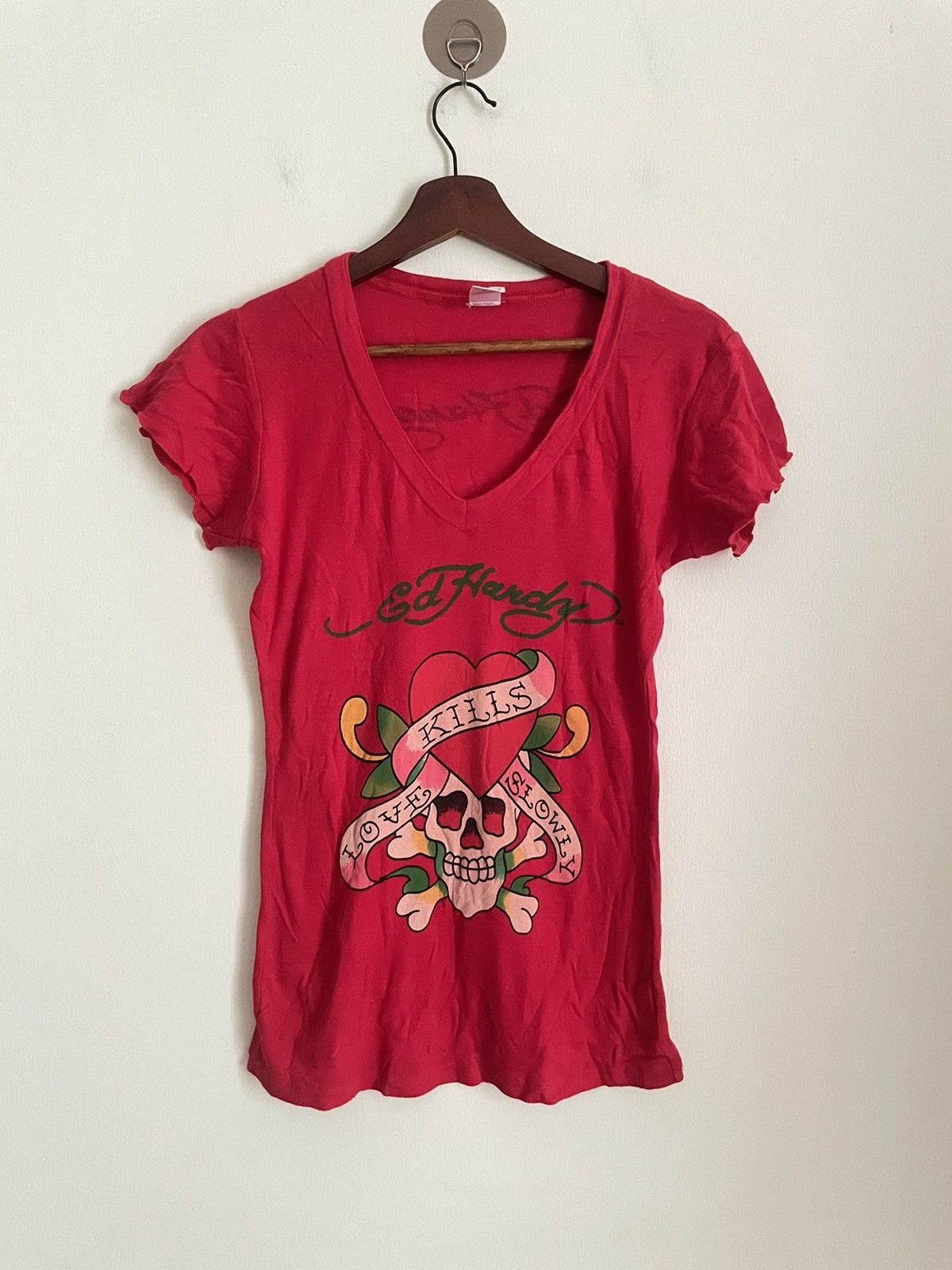 Ed Hardy Kills Love Ed Hardy Tshirt Size L / US 10 / IT 46 - 1 Thumbnail