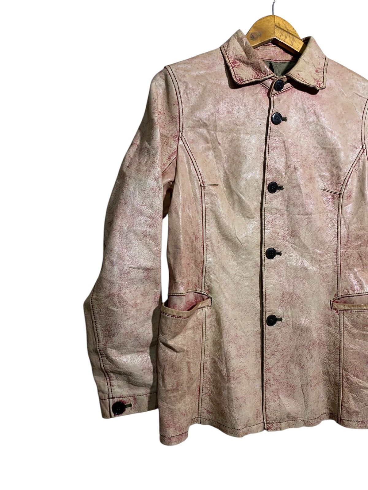 Japanese Brand 🔥INBREED JAPAN COWHIDE LEATHER JACKETS Size US M / EU 48-50 / 2 - 2 Thumbnail