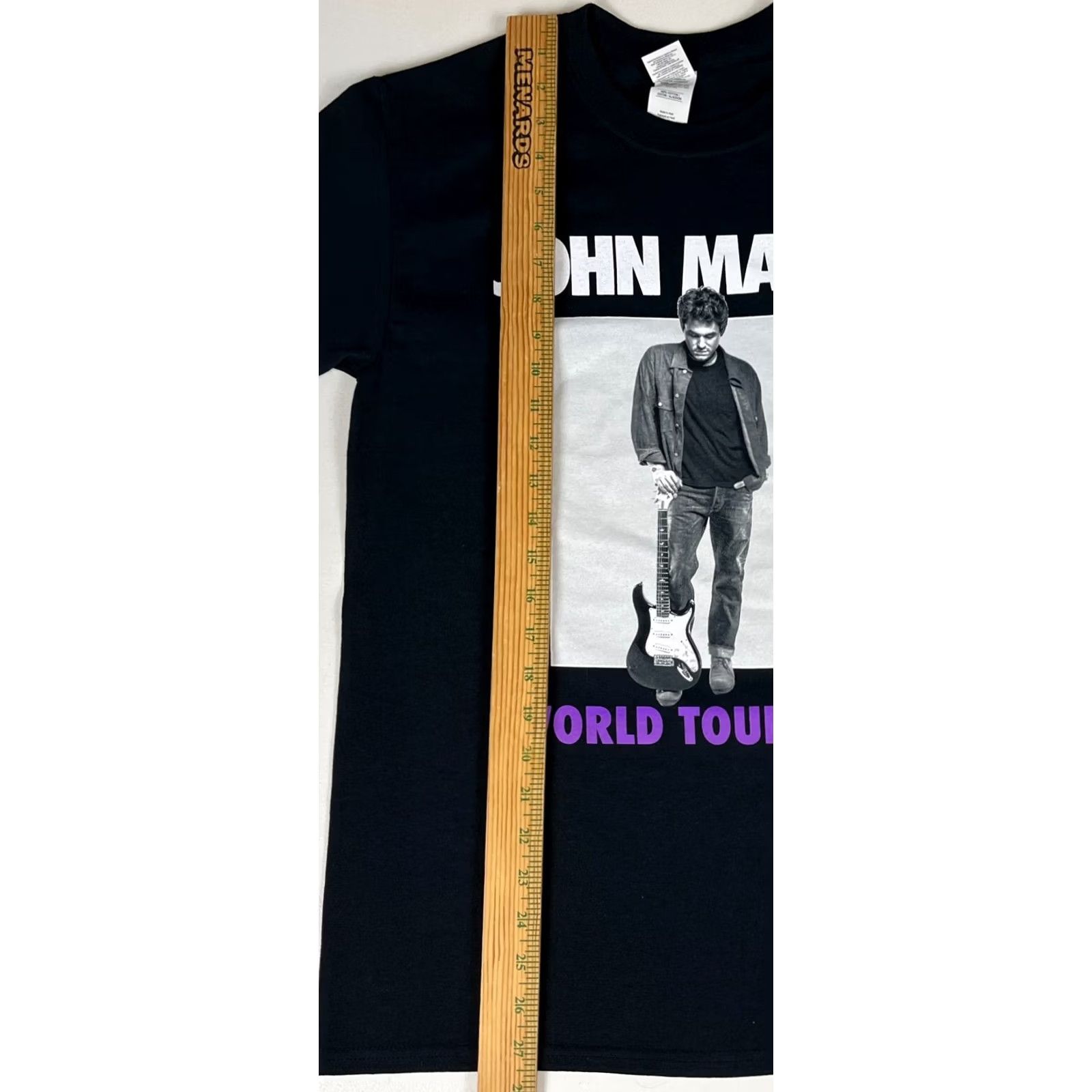 Gildan John Mayer World Tour 2019 T-Shirt Double-Sided Sz S Men Graphic Print Crew Neck Black Cotton Gildan Regular Size: S Vintage-Style? Size US S / EU 44-46 / 1 - 7 Thumbnail
