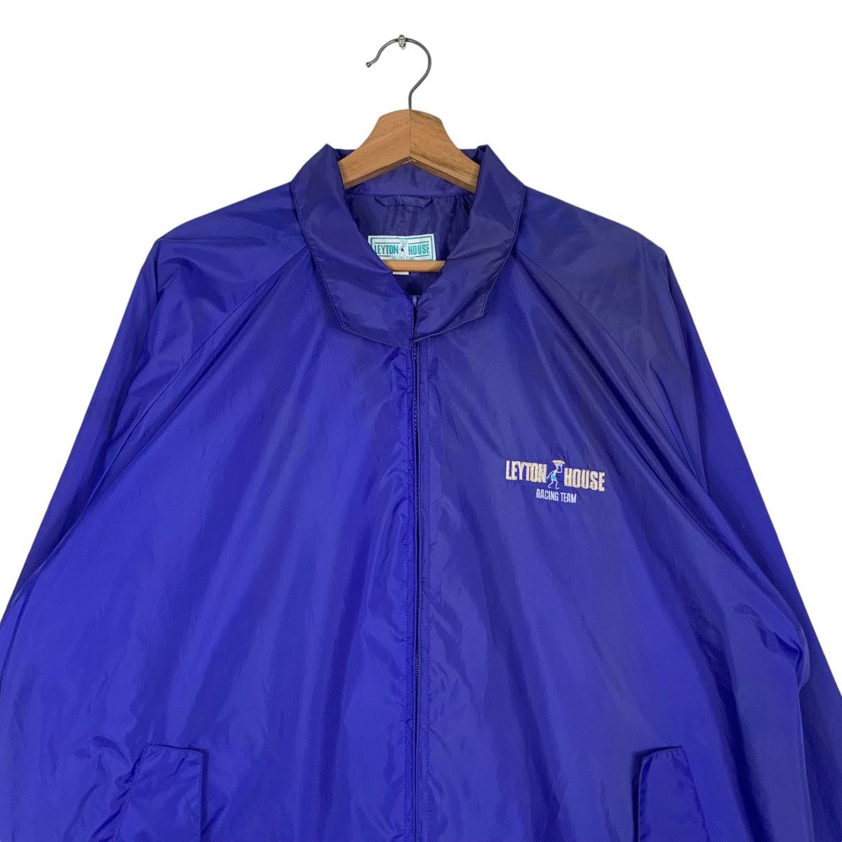 Vintage LEYTON HOUSE Racing Team Motorsport Light Jacket #1276-C57 Size US L / EU 52-54 / 3 - 4 Thumbnail