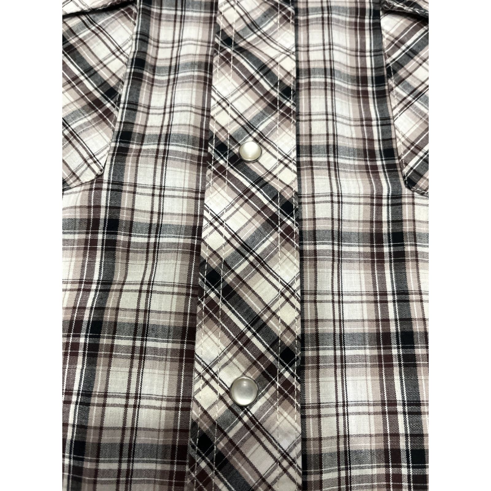 Wrangler Wrangler WM202BR Pearl Snap Button Up Western Shirt Men Size L Short Sleeve Size US L / EU 52-54 / 3 - 2 Thumbnail