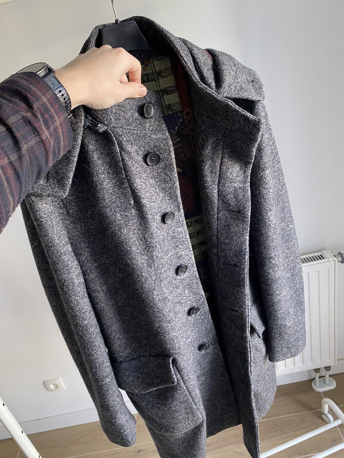 Etro Etro Wool Coat Size US L / EU 52-54 / 3 - 16 Thumbnail