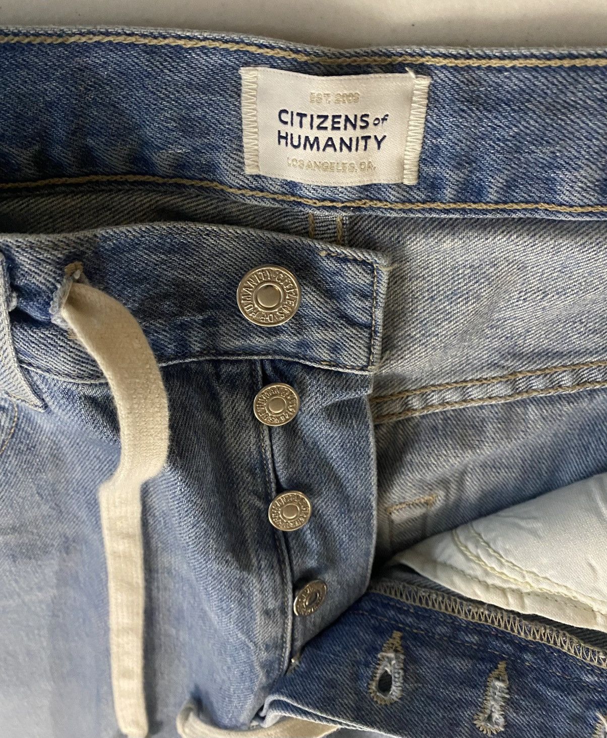 Citizens Of Humanity Citizens of Humanity $298 Brynn Drawstring Trouser Jean 25 Size 25" / US 0 / IT 36 - 3 Thumbnail