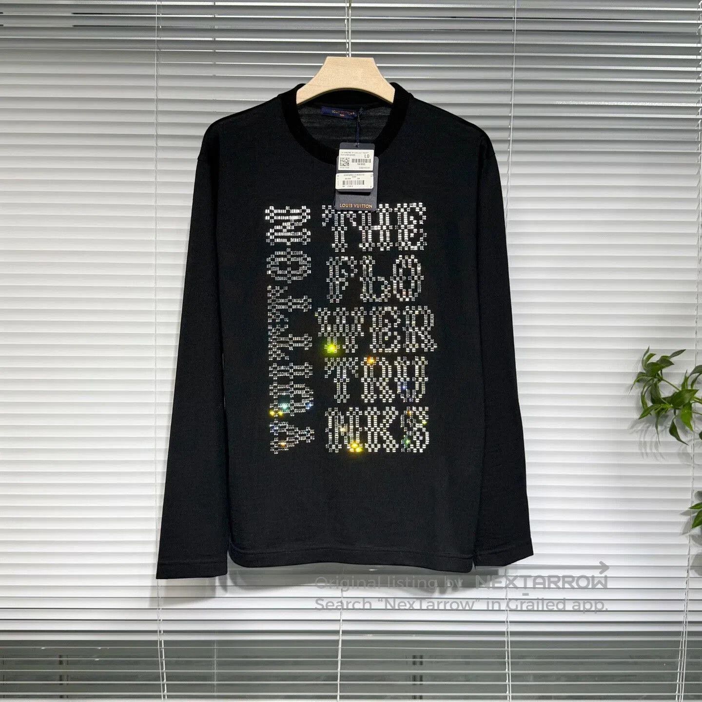 Louis Vuitton LV SS24 Crystal Letter Knit Sweater. Size US L / EU 52-54 / 3 - 1 Thumbnail