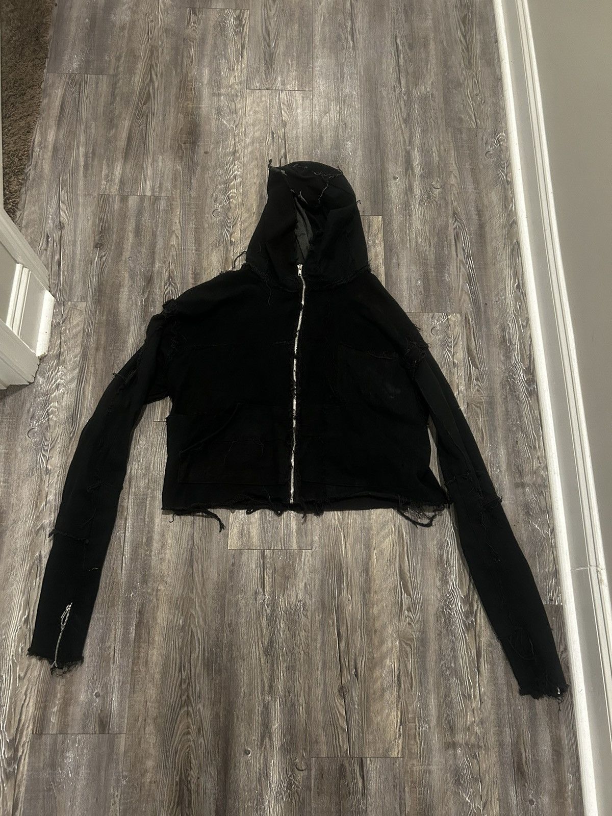 Custom Black Denim Jacket
