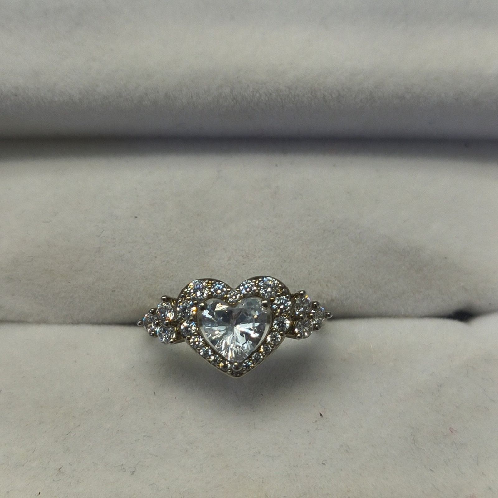 Nordstrom Nordstrom Julianna B 925 Created Moissanite Heart Size 6 Size ONE SIZE - 1 Thumbnail