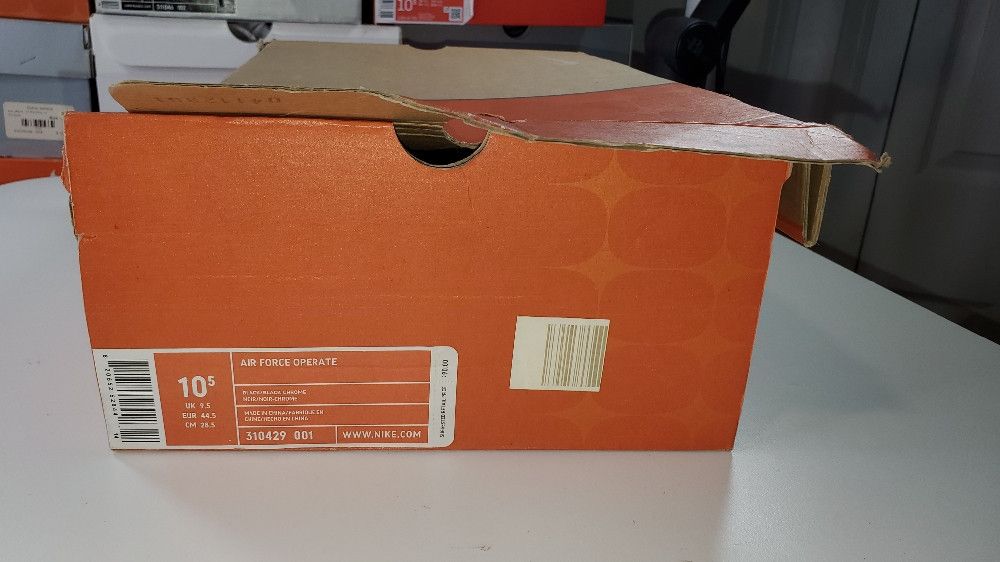 Nike Air Force Operate Black Size 10.5 2003 310429001 Size US 10.5 / EU 43-44 - 8 Thumbnail