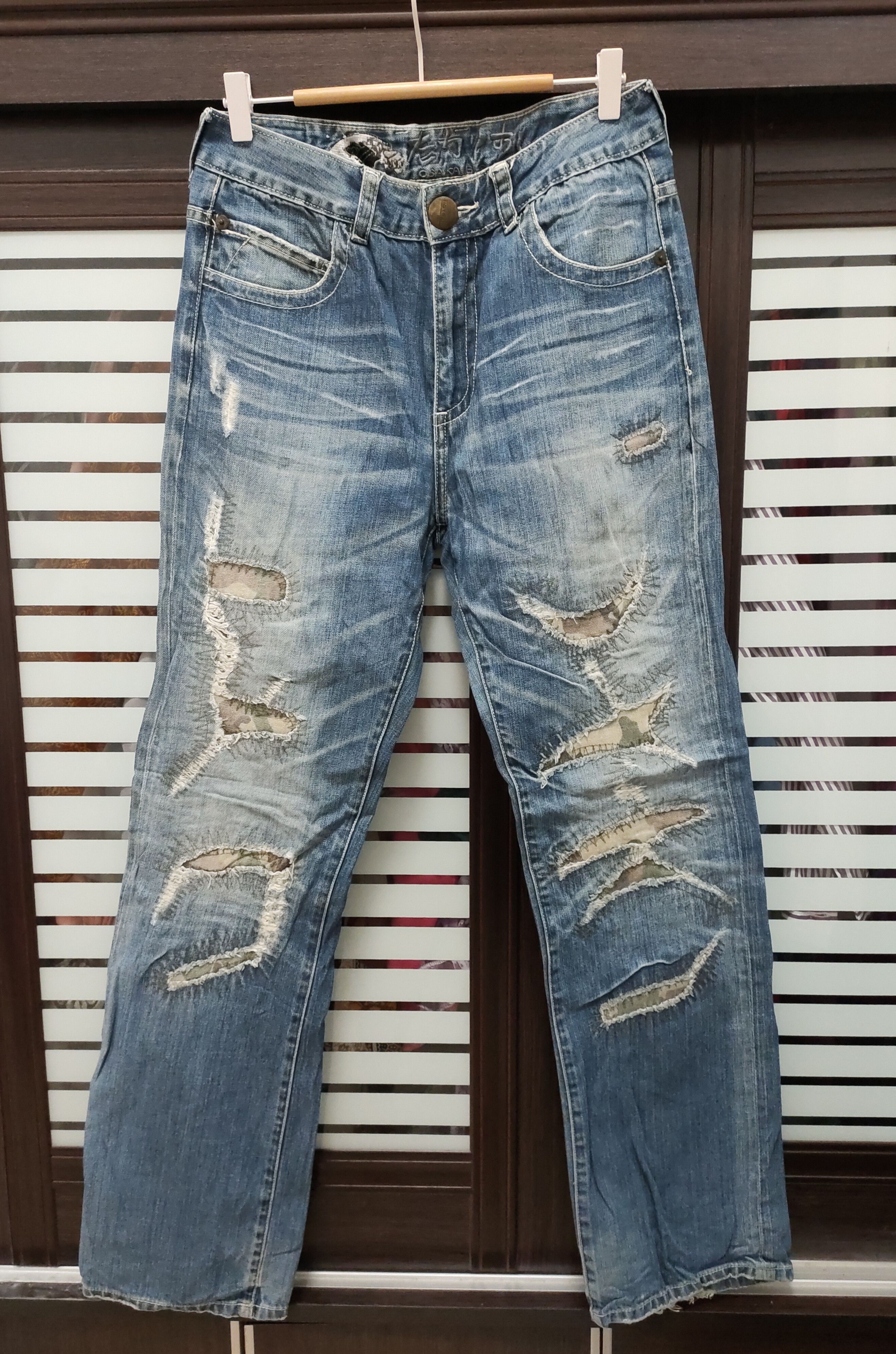 Japanese Brand 💥Japanese Brand Distressed Osaka Big Train 💥 Size US 30 / EU 46 - 2 Thumbnail