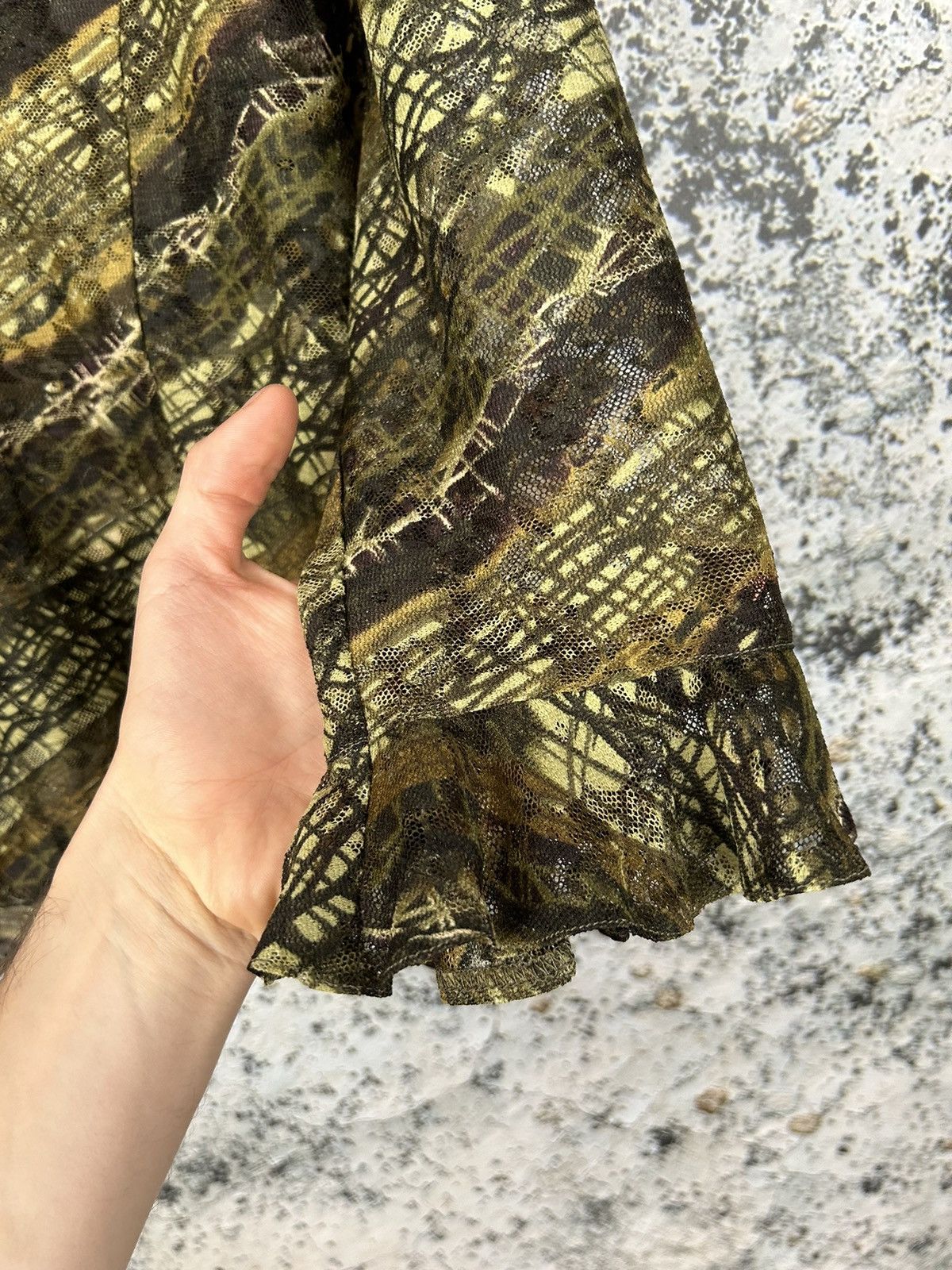Vintage Vintage Avantgarde Shirt Camo Grunge Military Rock Punk Size US L / EU 52-54 / 3 - 5 Thumbnail