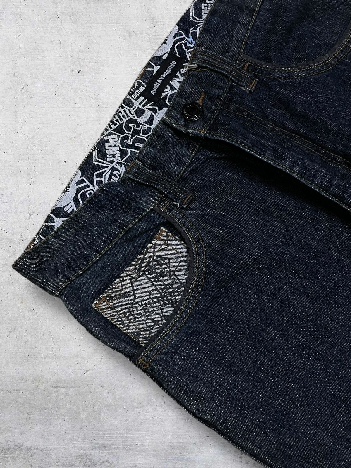 Japanese Brand VINTAGE OG DAICOCK ENJOYR YOURSELF AVAIL AVANTGARDE DENIM Size US 32 / EU 48 - 9 Thumbnail