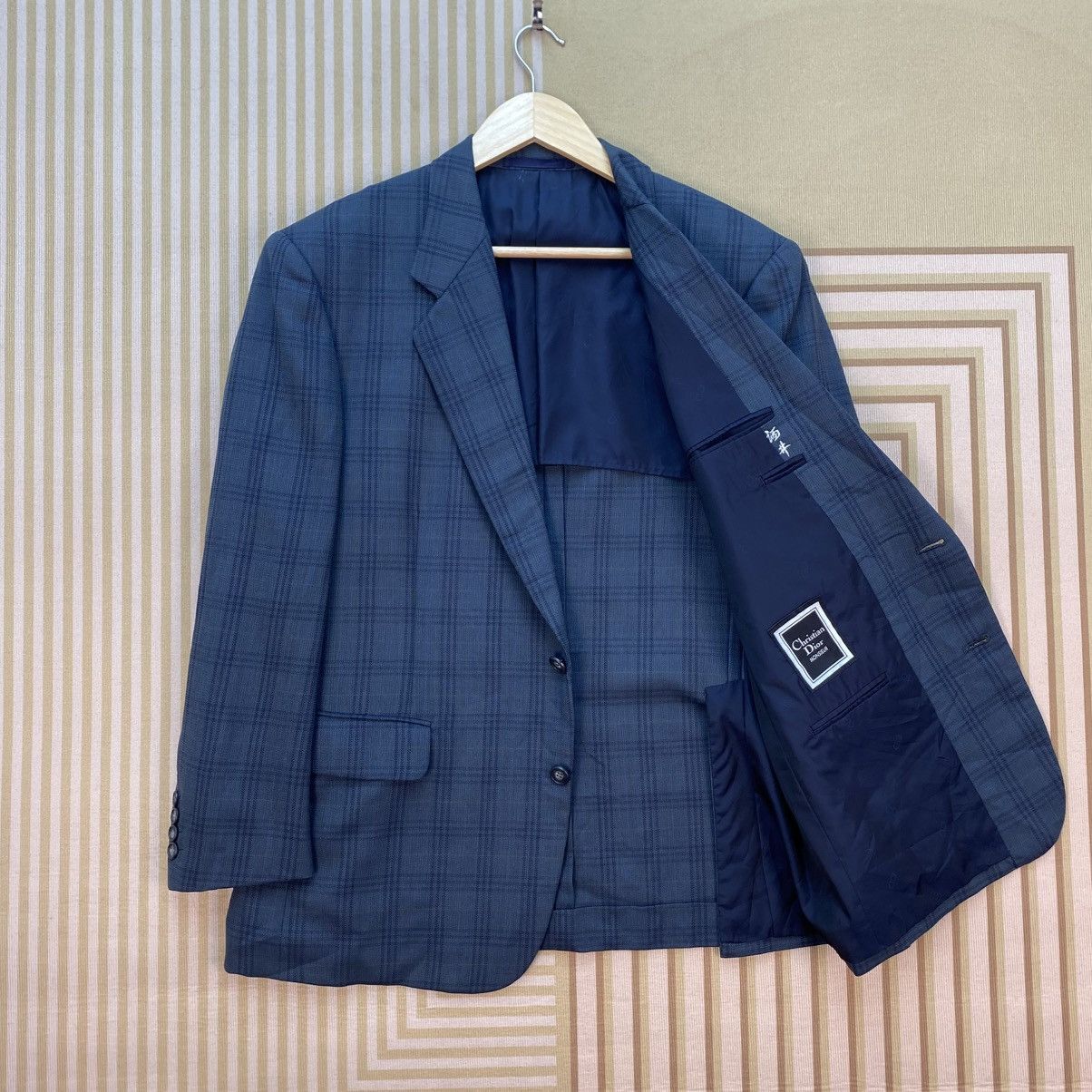 Christian Dior Monsieur 🫶Vintage Christian Dior Checked Jacket Size US M / EU 48-50 / 2 - 2 Thumbnail