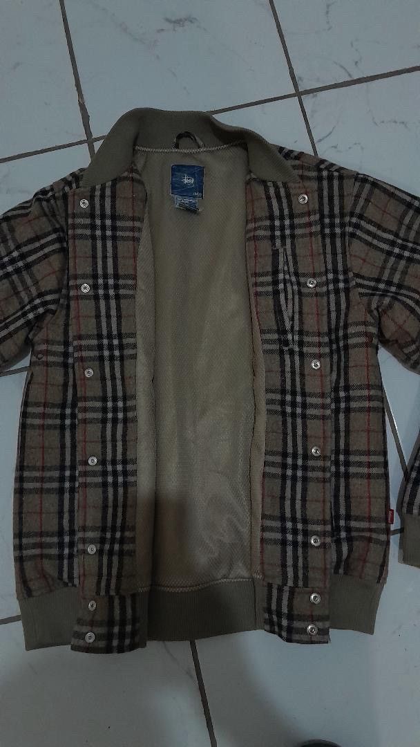 Stussy Vintage Stussy Burberry Plaid Jacket Size US M / EU 48-50 / 2 - 4 Thumbnail