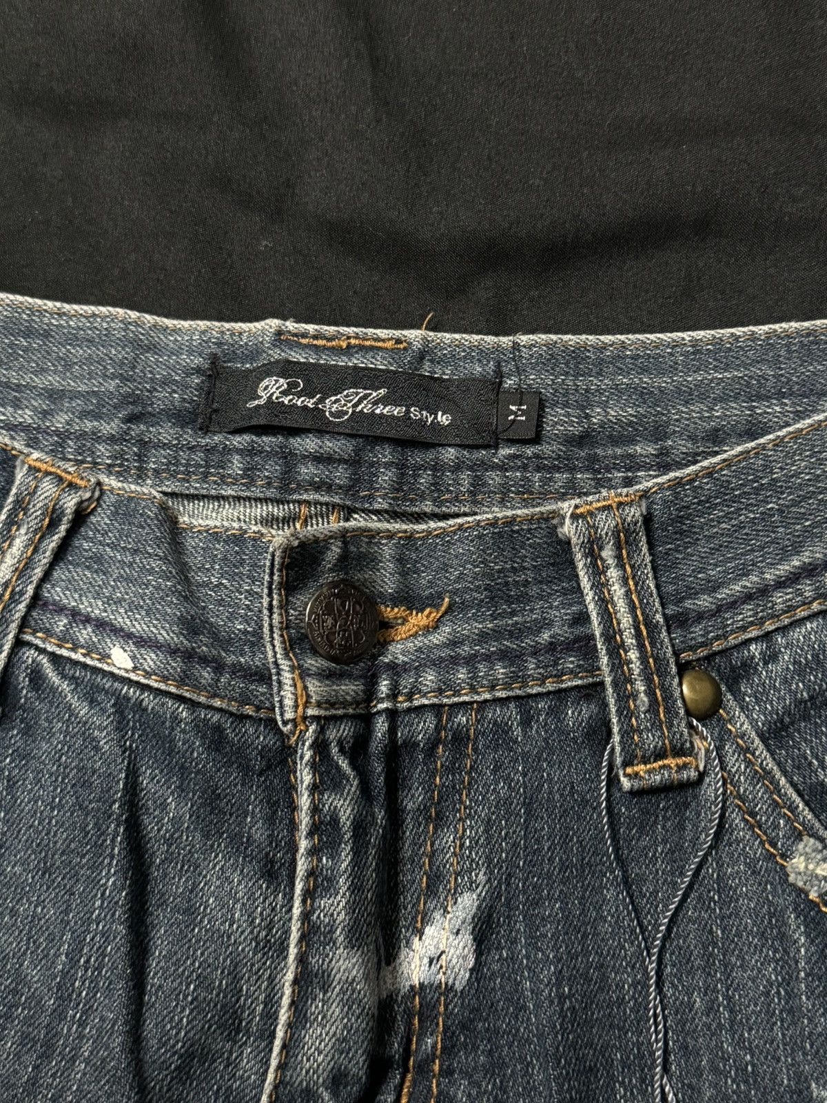 If Six Was Nine × Japanese Brand × Le Grande Bleu (L.G.B.) Flare Denim Pants Distressed Size US 29 - 8 Thumbnail