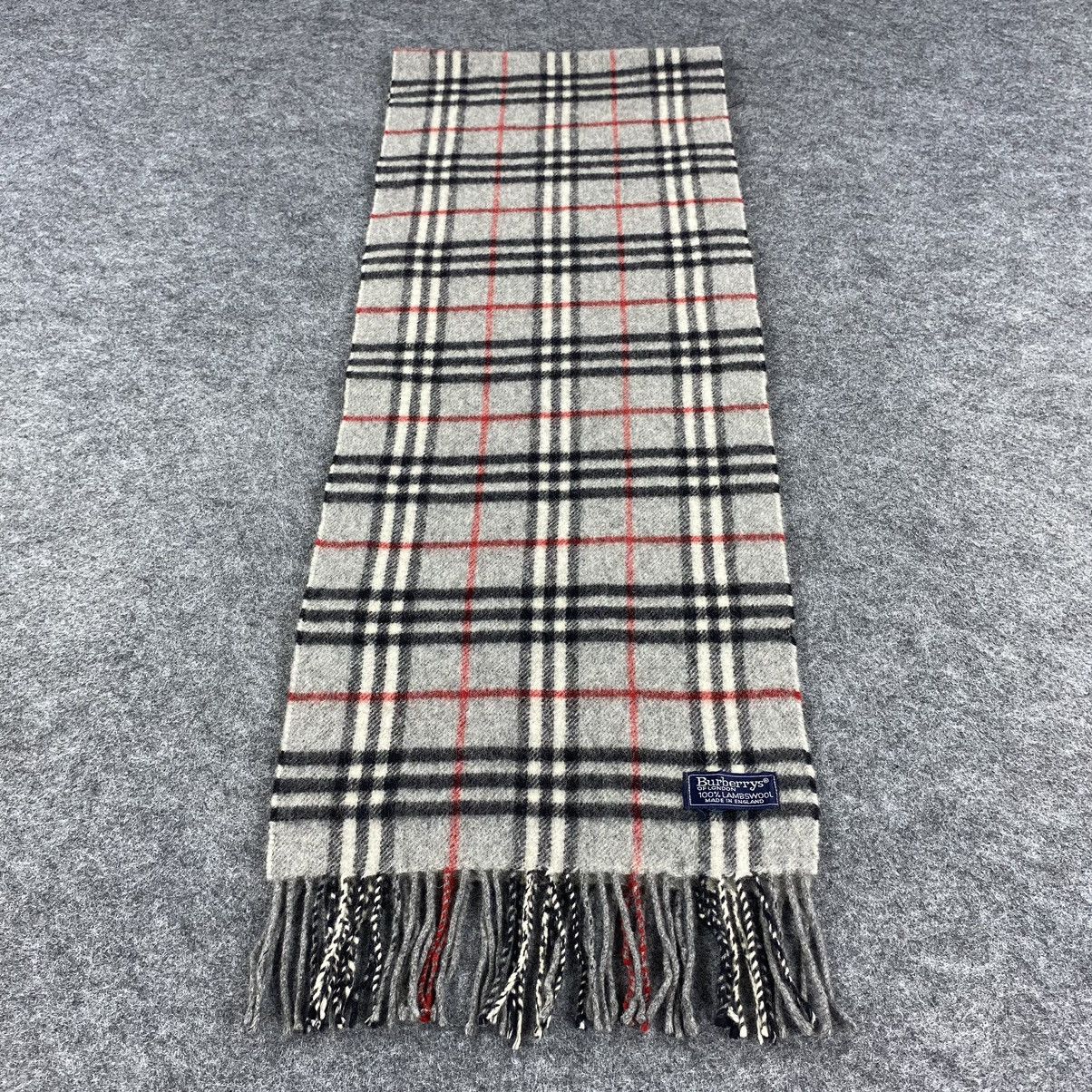 Burberry × Vintage Burberrys Scarf # D203 # Muffler # Neckwear Size ONE SIZE - 1 Thumbnail