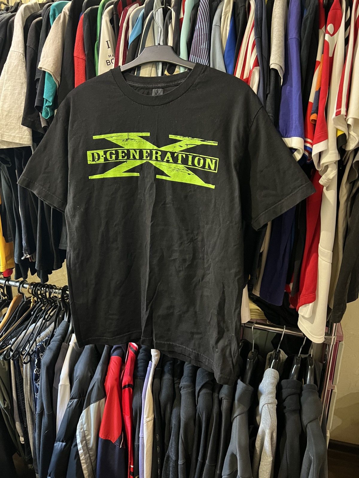 Vintage VINTAGE WWE DX D GENERATION X TWO WORDS GET RAW 25 TOUR TEE Size US L / EU 52-54 / 3 - 2 Thumbnail