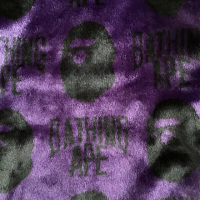 Bape BAPE B BOY FUR JACKET Purple a bathing ape Size US L / EU 52-54 / 3 - 2 Thumbnail