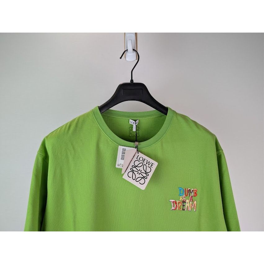 Loewe o1rshd1 Graphic Print T-Shirt in Green Size US XXL / EU 58 / 5 - 3 Thumbnail