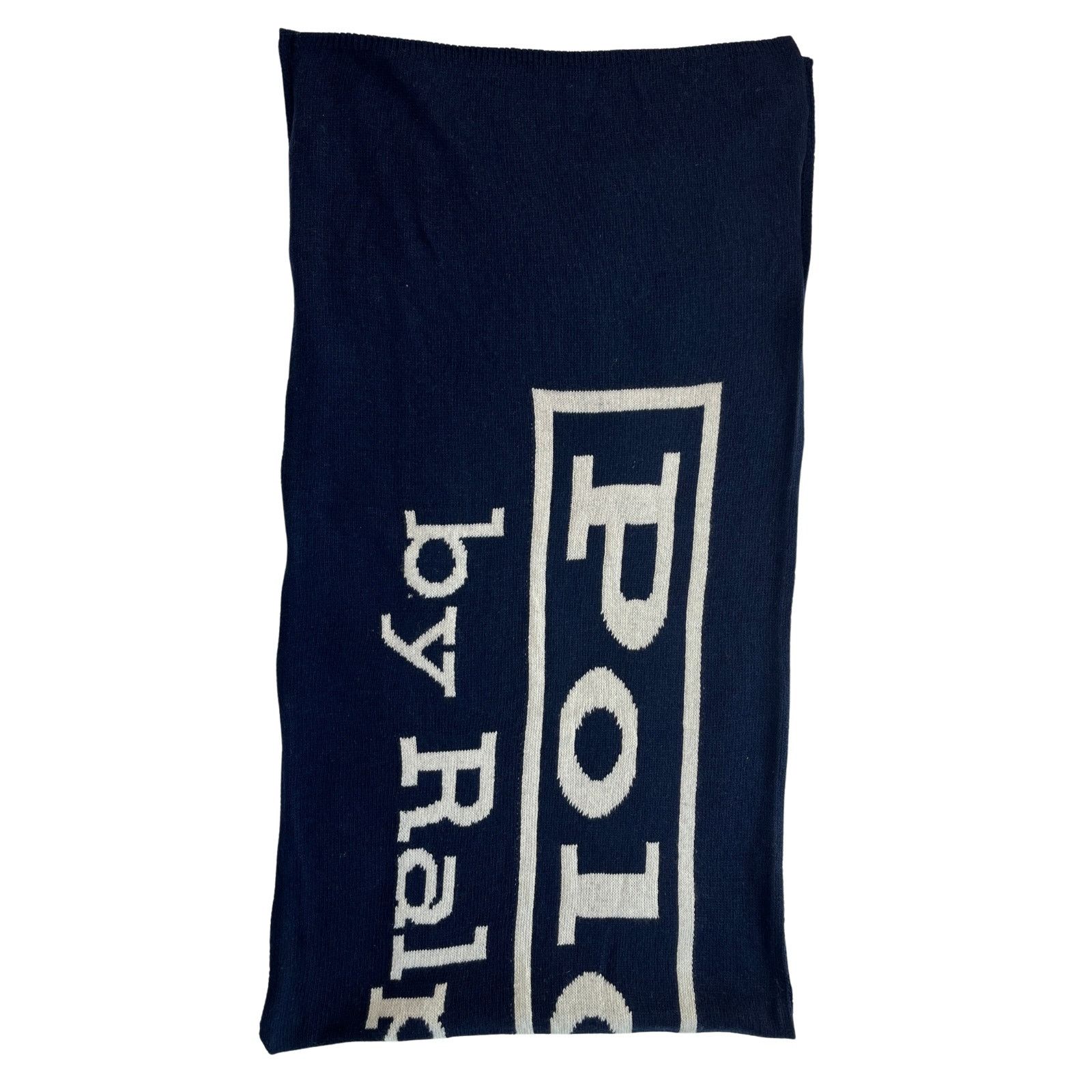 Polo Ralph Lauren SKU3-2 POLO RAPLH LAUREN Scarf Knit Navy Size ONE SIZE - 2 Thumbnail