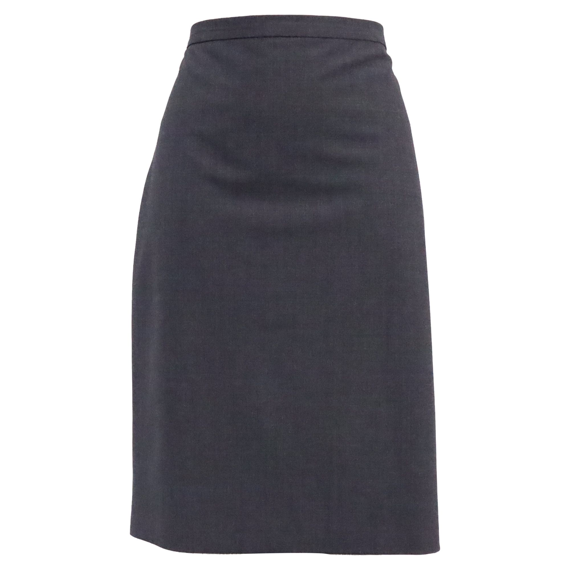 Theory Theory Pencil Skirt in Grey Wool Size 27" / US 4 / IT 40 - 1 Thumbnail
