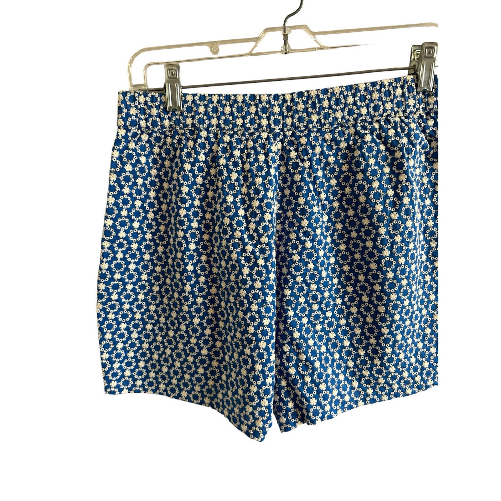 Other Blue White Floral Embroidered Blouse Shorts Set - Medium Size 30" / US 8 / IT 44 - 18 Thumbnail