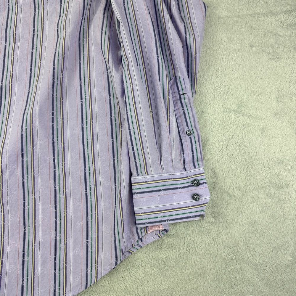 Robert Graham Robert Graham Button Up Long Sleeve Purple Shirt Men’s Size Size US XL / EU 56 / 4 - 3 Thumbnail