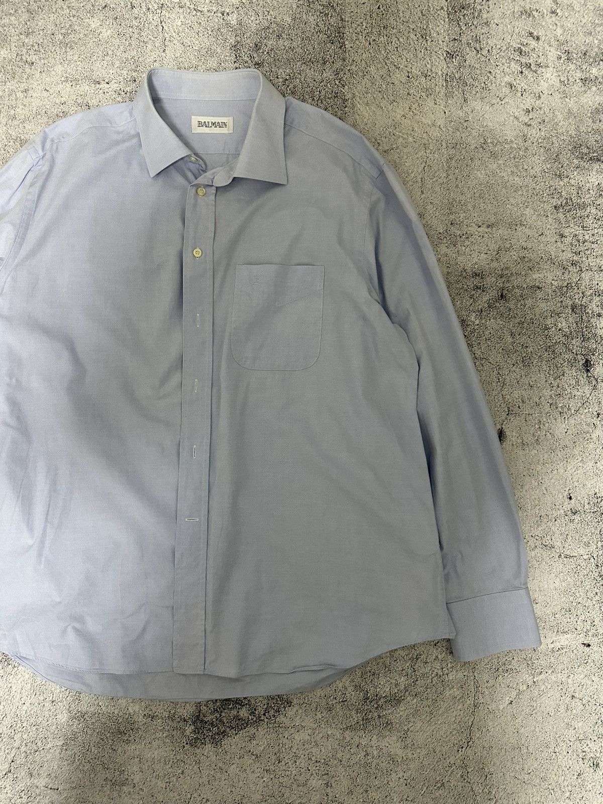 Balmain Balmain Dress Button Shirt Logo Size US XL / EU 56 / 4 - 3 Thumbnail