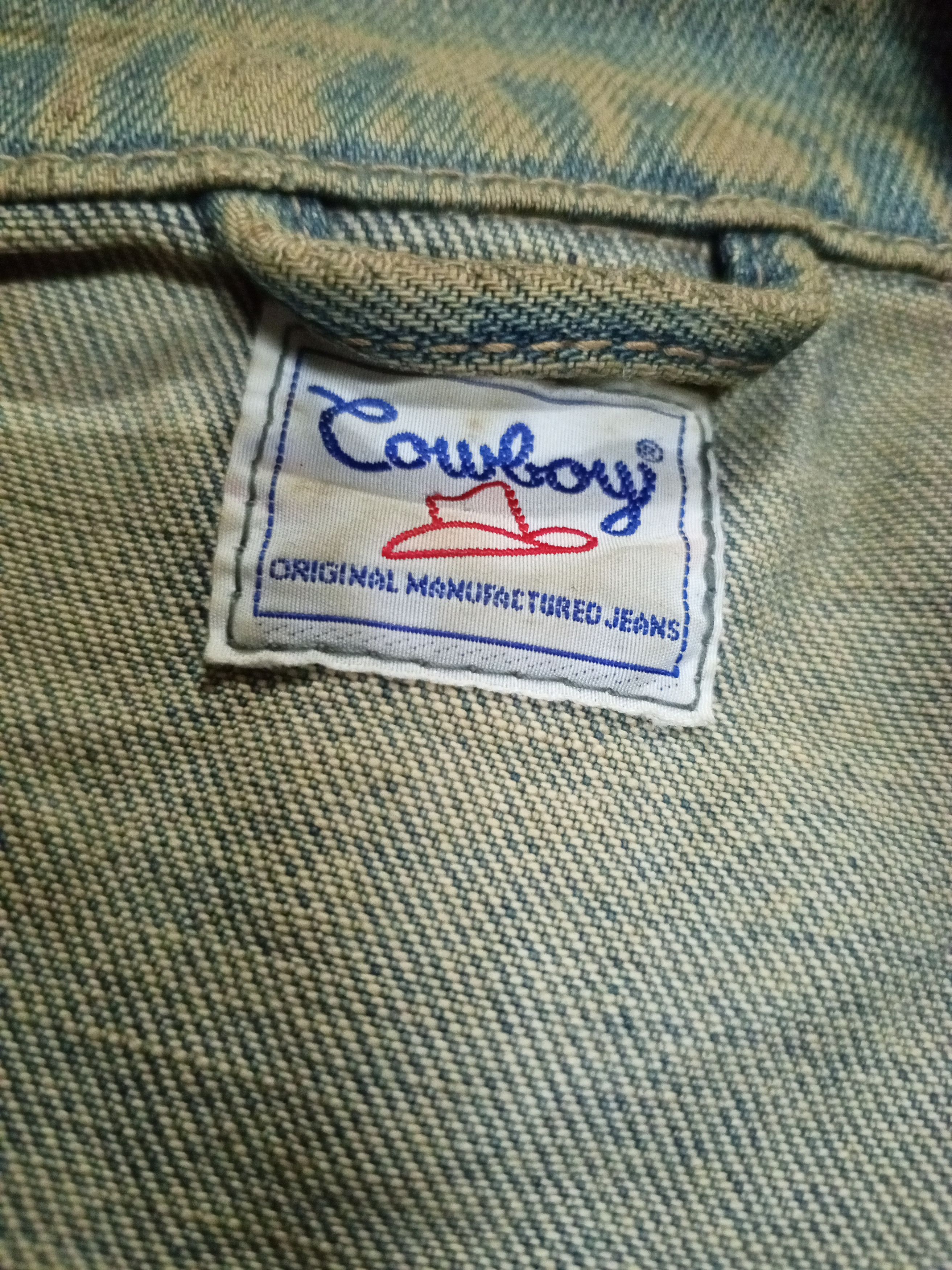 Cowboy Equipment × Vintage VTG COWBOY DENIM JACKETS RARE Size US L / EU 52-54 / 3 - 13 Thumbnail