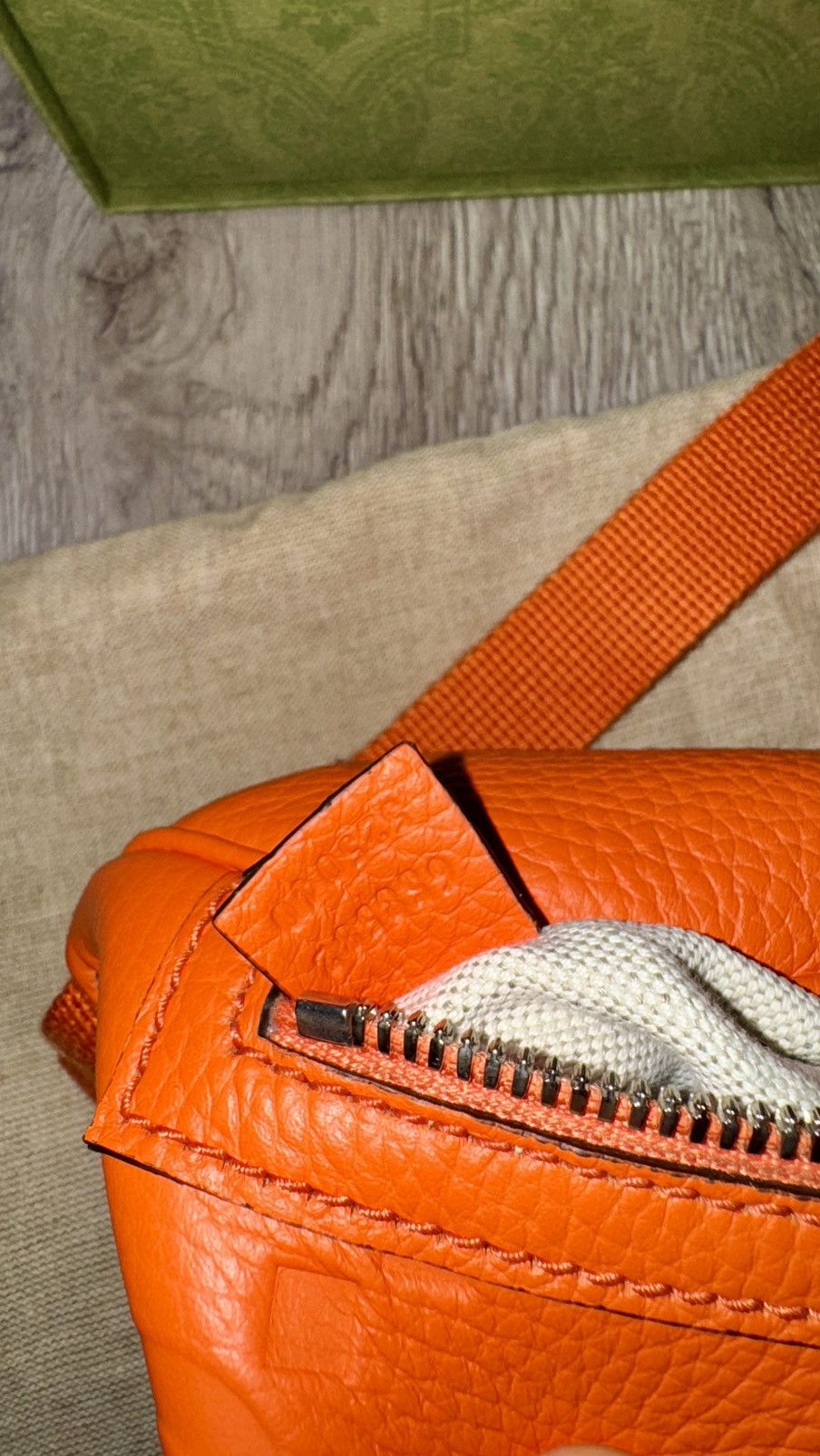 Gucci Piuma Calfskin Jumbo GG Embossed Small Belt Bag 80cm Size 32 - 7 Thumbnail