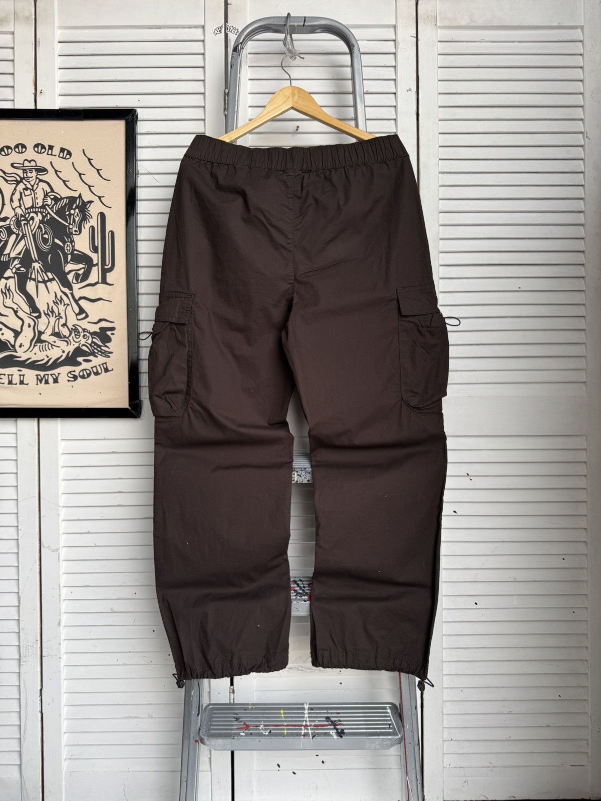Other 4F Cargo Pants Regular Fit Brown Outdoor Hiking Utility Size US 34 / EU 50 - 2 Thumbnail