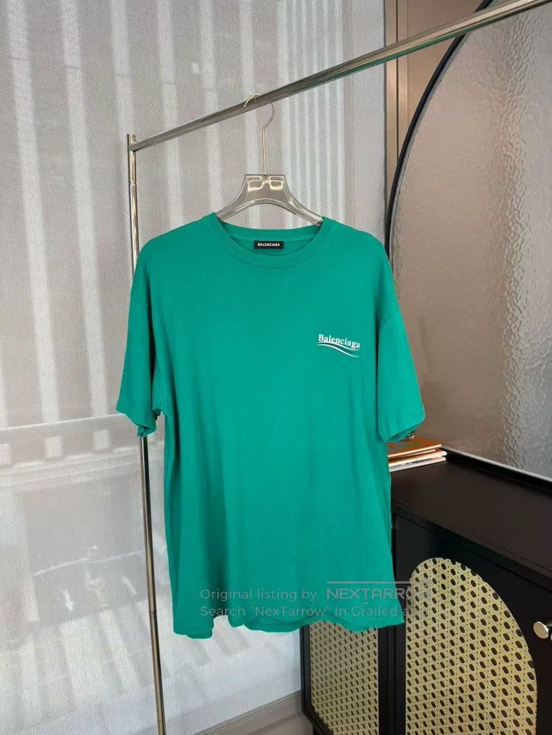 Balenciaga Lake green Cola wave short sleeve
