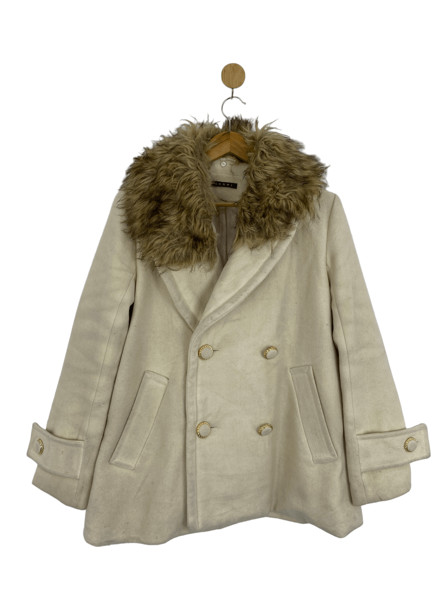 If Six Was Nine × Japanese Brand × Vintage Vintage Japanese Brand Double Breasted Sherpa Jacket Size US M / EU 48-50 / 2 - 2 Thumbnail