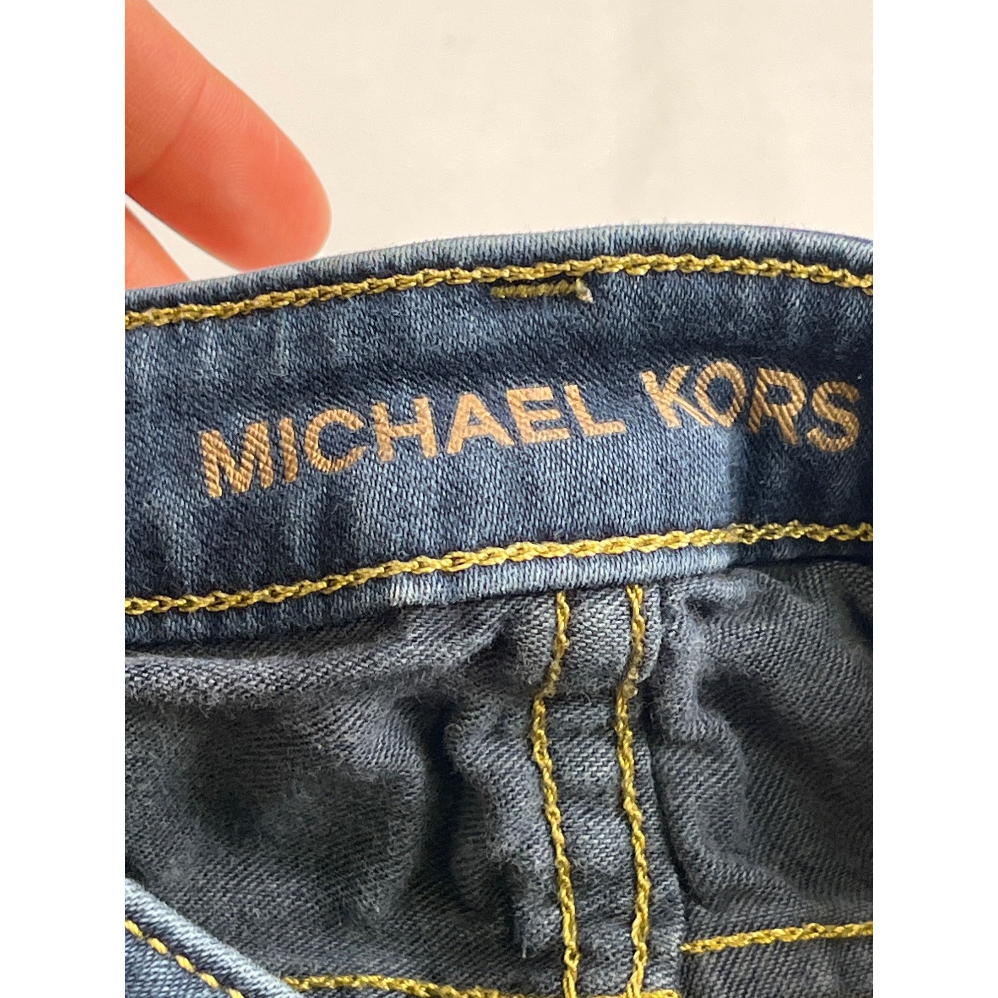 Michael Kors Michael Kors SKU 7680 Womens Blue Denim Izzy Skinny Jeans S Size 32" / US 10 / IT 46 - 17 Thumbnail