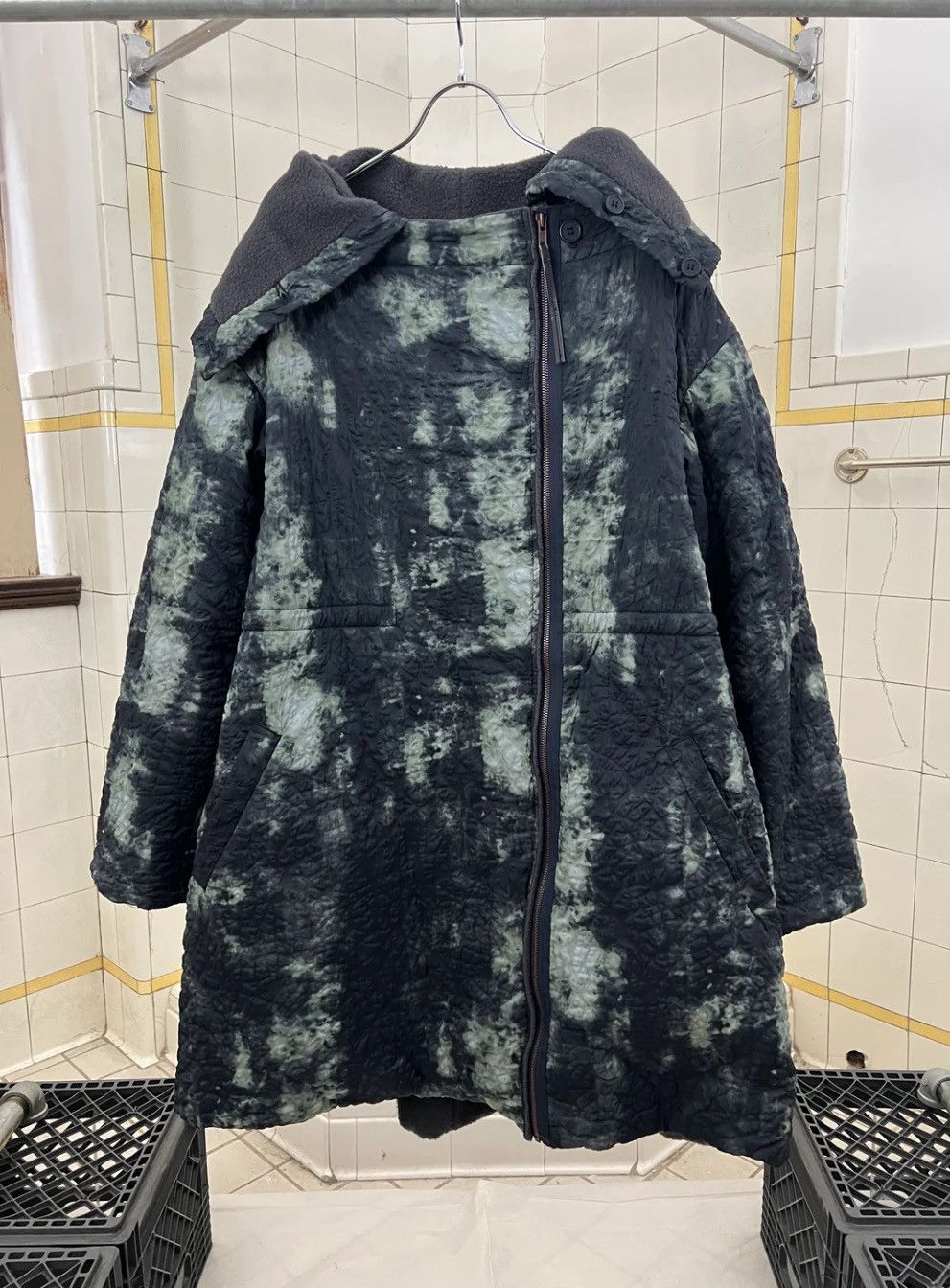 Issey Miyake × Vintage Archive Issey Miyake Crinkle Dyed Puffer with Fleece Lining Size US L / EU 52-54 / 3 - 3 Thumbnail