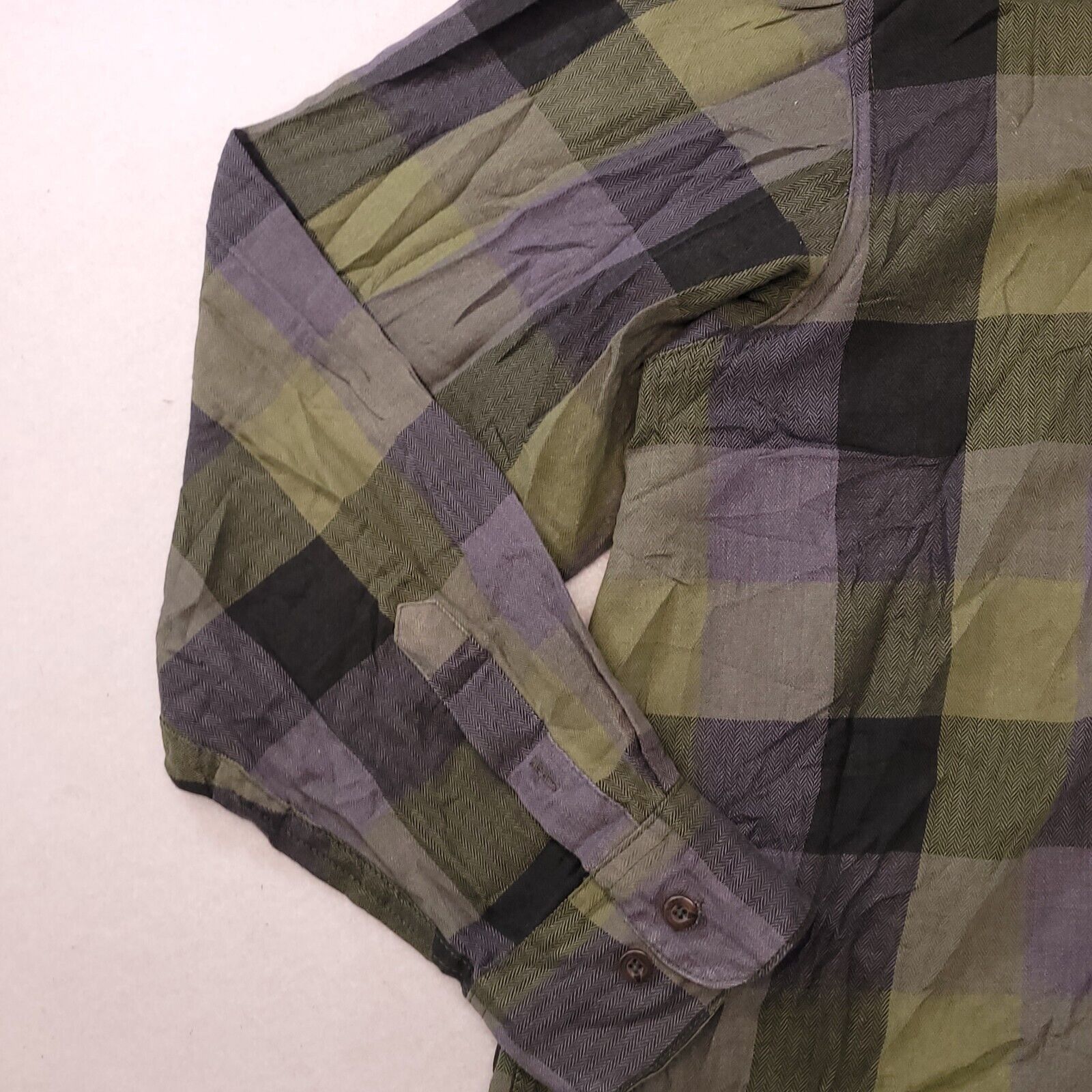 Haggar Haggar Gingham Flannel Shirt Mens Size Extra Large XL Green Size US XL / EU 56 / 4 - 5 Thumbnail