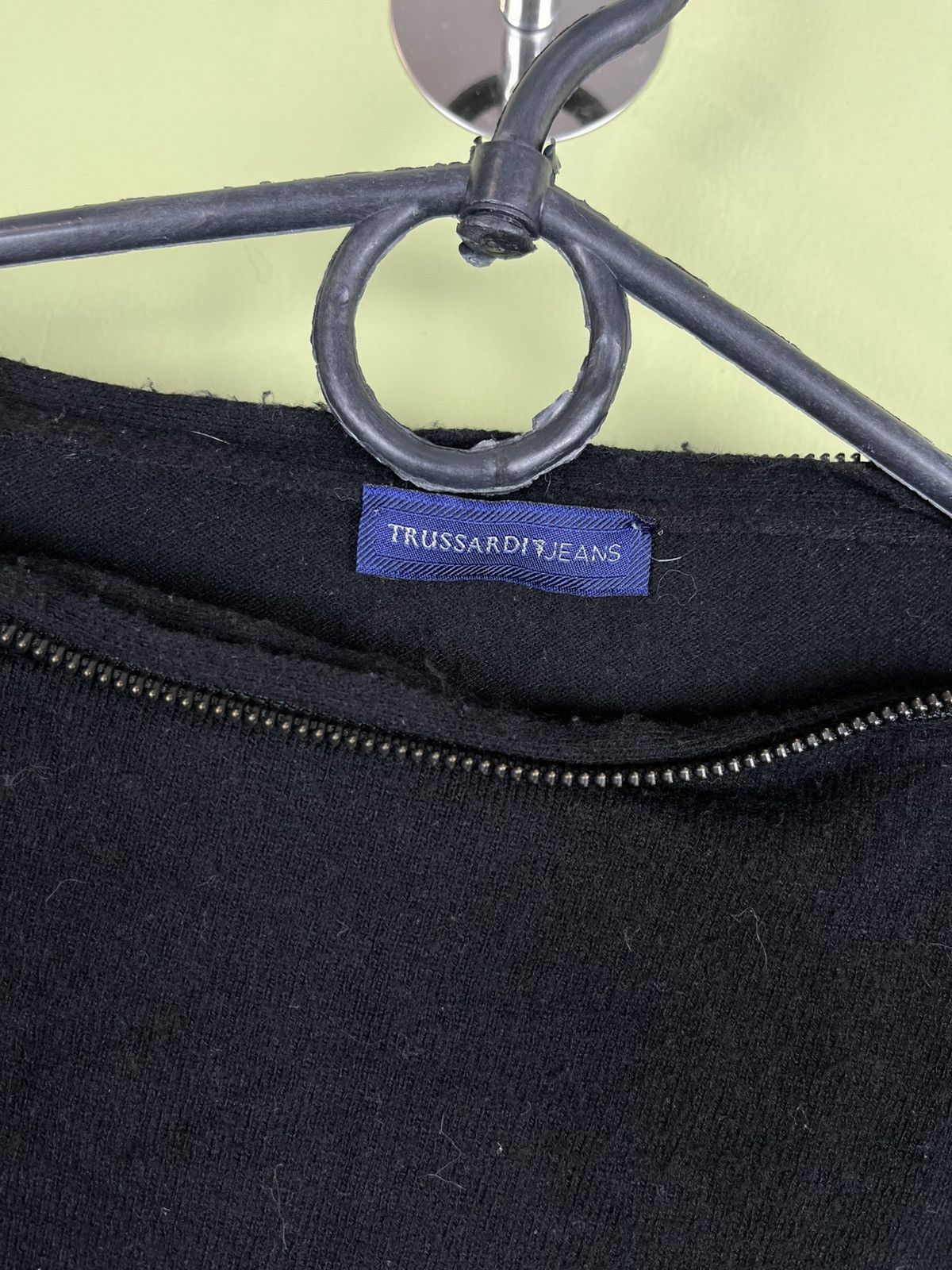 Trussardi Vintage Trussardi full zip sleeve avantgarde sweater Size US L / EU 52-54 / 3 - 5 Thumbnail