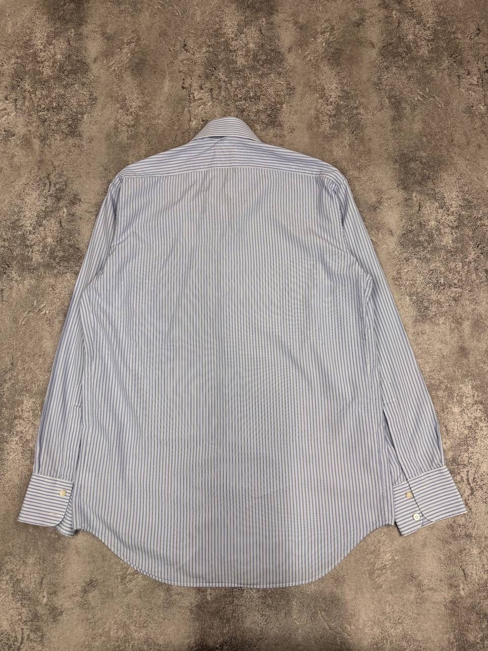 Other Gino Venturini Men Striped Shirt Blue White Size XL Size US XL / EU 56 / 4 - 7 Thumbnail