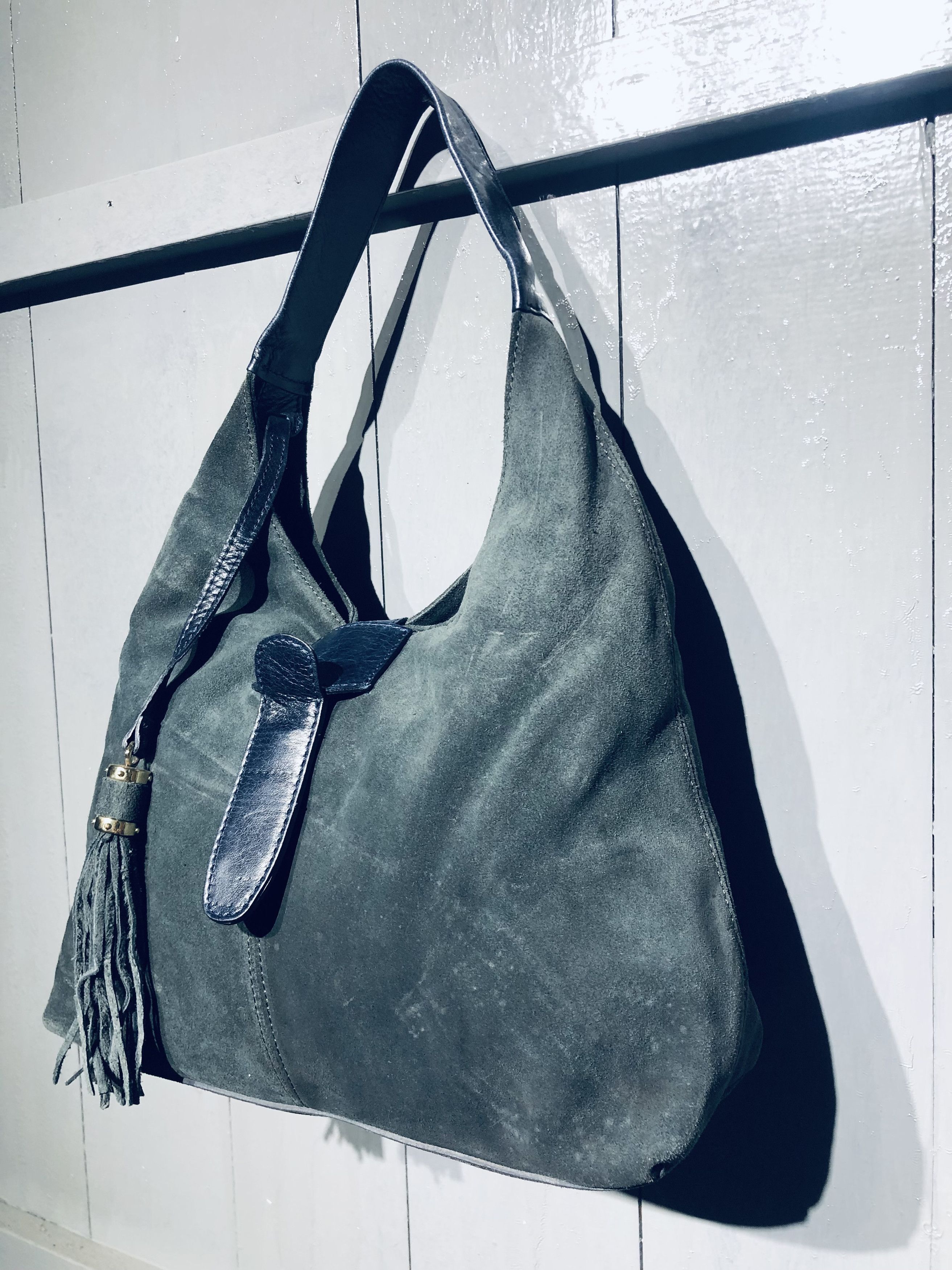 Hobo Rare‼️Italian Pop Corn Leather Style Hobo/Shoulder Bag Size ONE SIZE - 2 Thumbnail